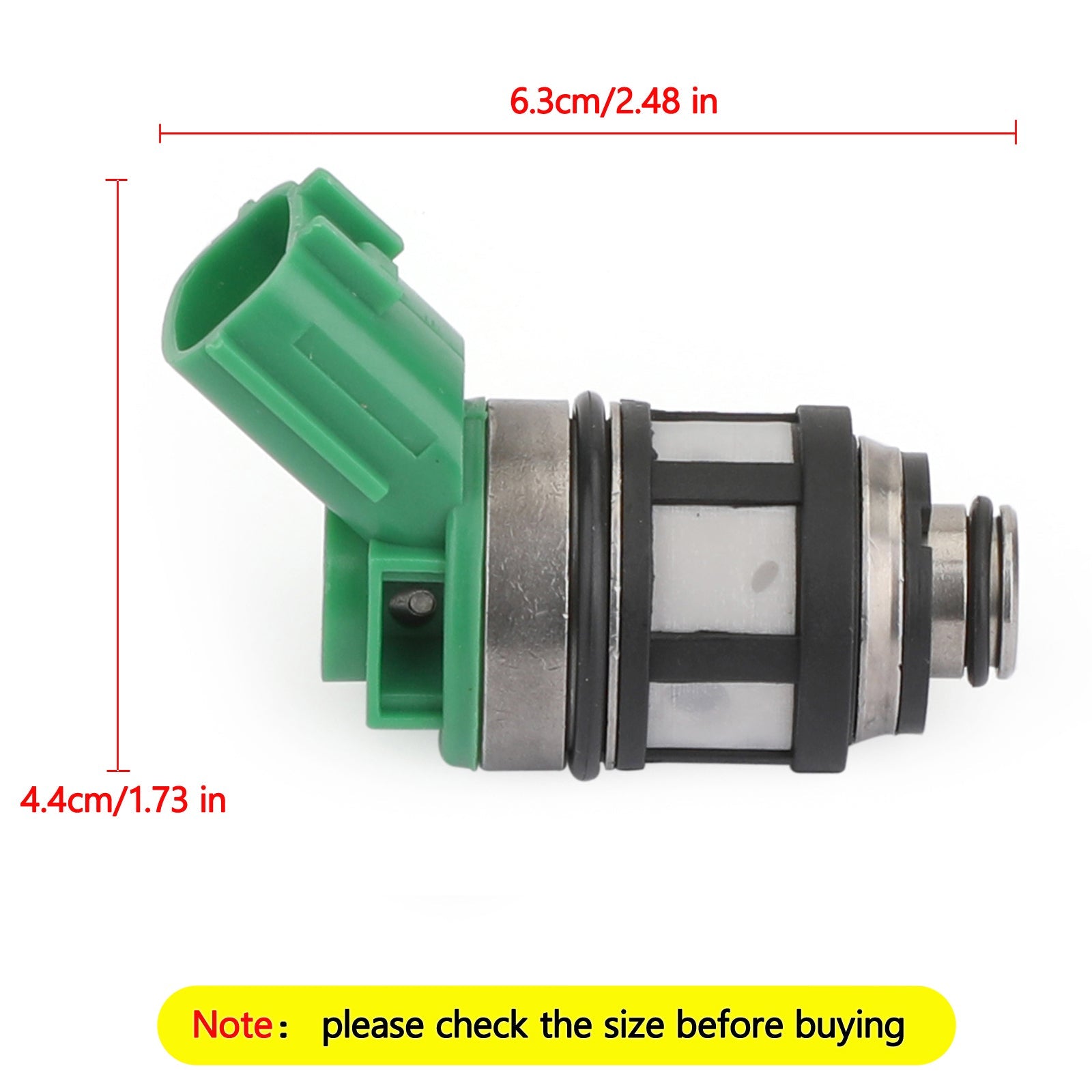 1pcs New Fuel Injectors For 96-04 Nissan Pickup Frontier Xterra 2.4L JS4D-2 Generic