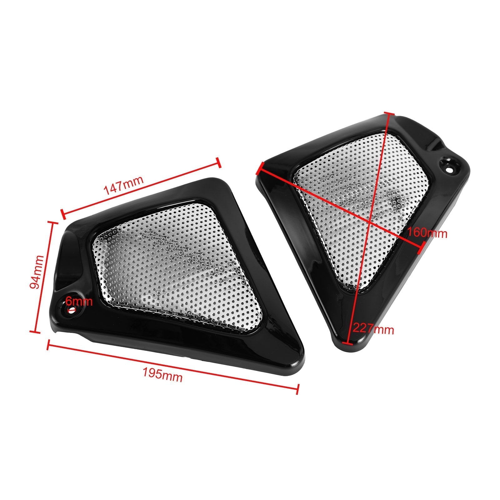 Airbox Frame Neck Side Cover For V-Rod VRSCA Screamin Night Rod Special Black