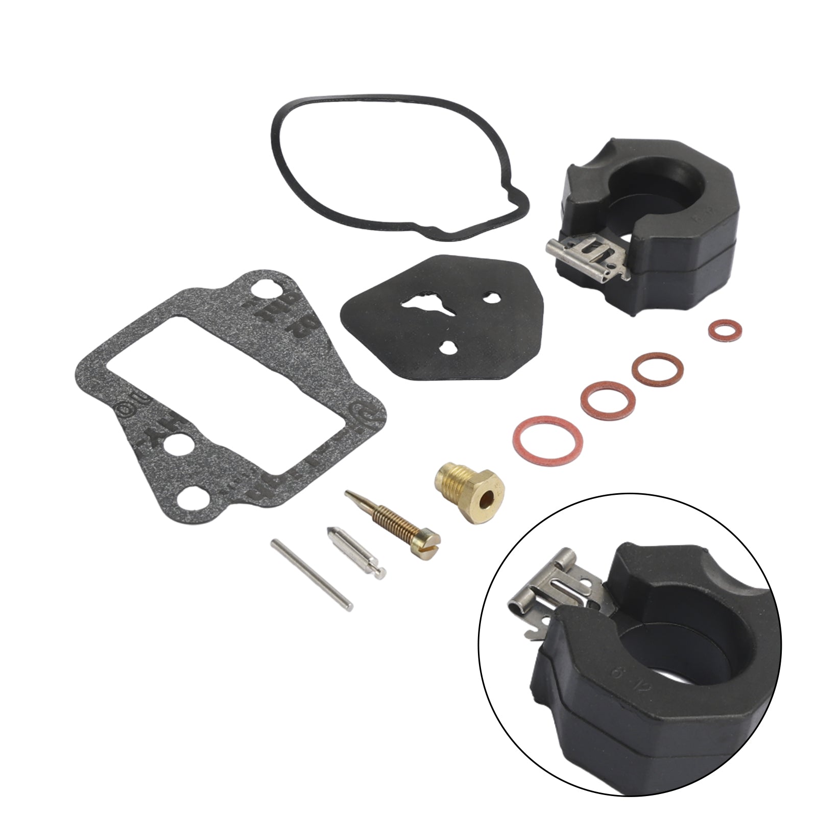 Kit de reconstruction de carburateur pour Yamaha 9.9HP 1986-1995 15HP 1984-1992 6E7-W0093