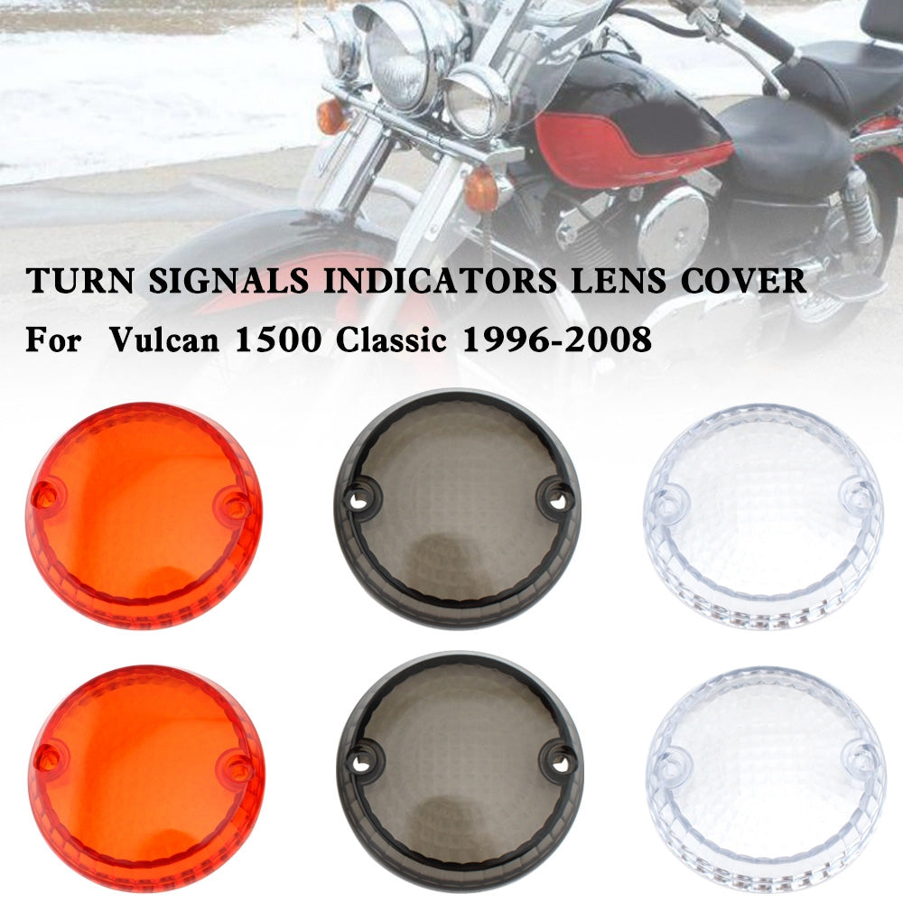 Yamaha Kawasaki Vulcan 1500 VN Turn Signals Indicators Lens Cover