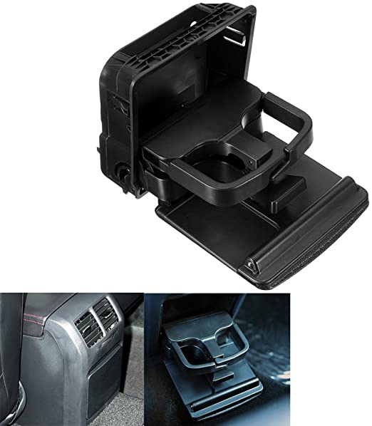 Support de verre de Console centrale d'accoudoir arrière pour VW Jetta Gti MK5 Golf MK6 noir générique