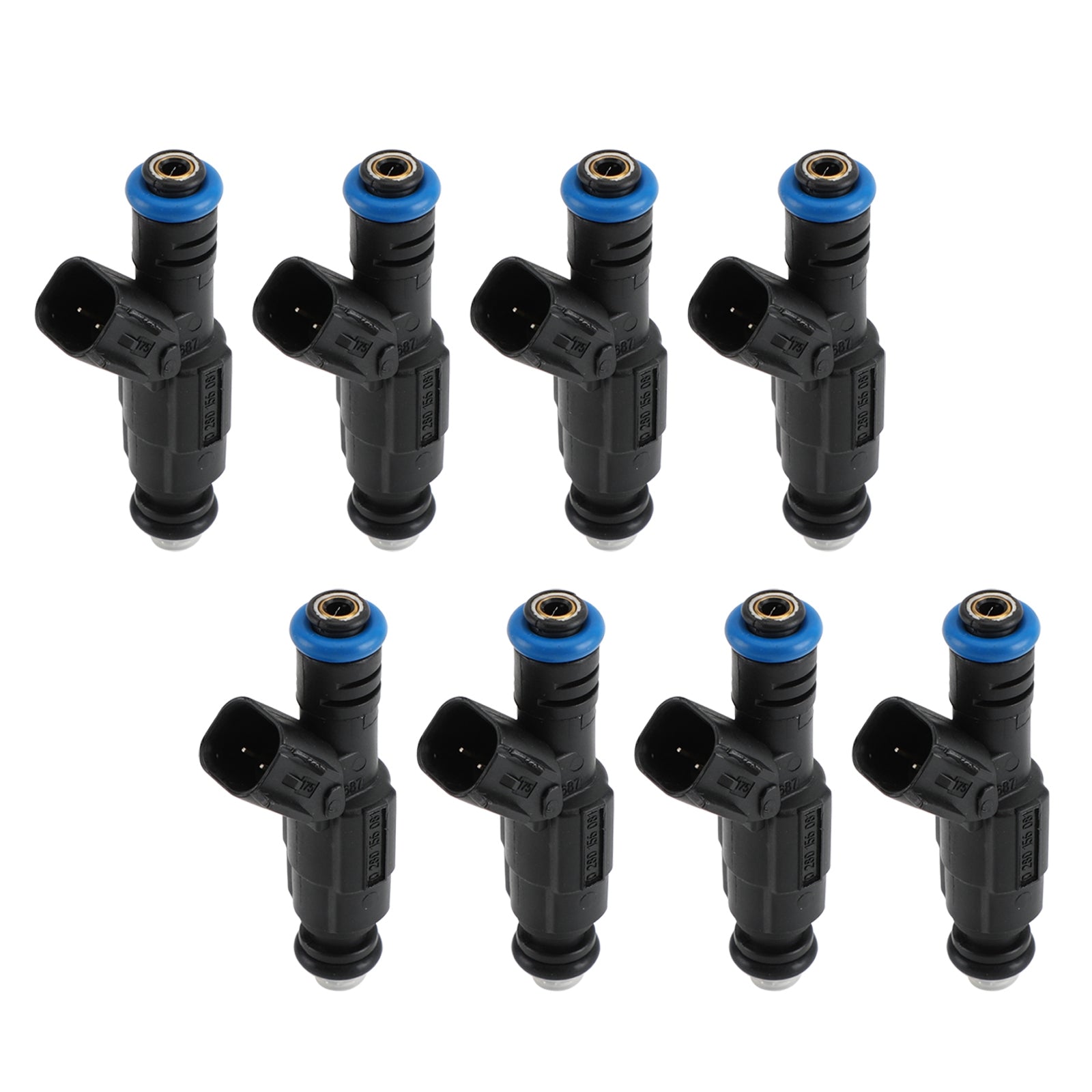 1PCS Fuel Injectors Fit Mercruiser V8 350 MAG 5.0 4.3 6.2 885176 0280156081 Generic