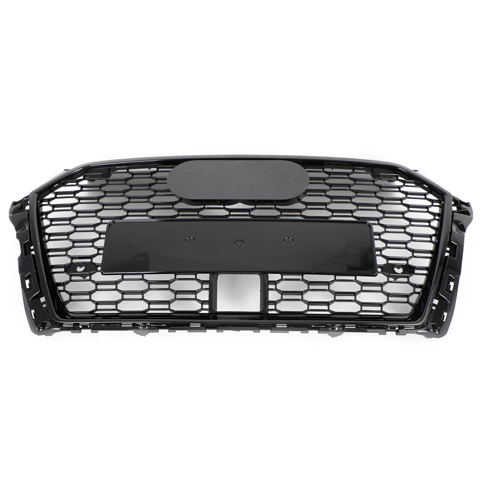 2017-2019 Audi A3 S3 RS3 Style Honeycomb Front Grille With ACC Gloss Black