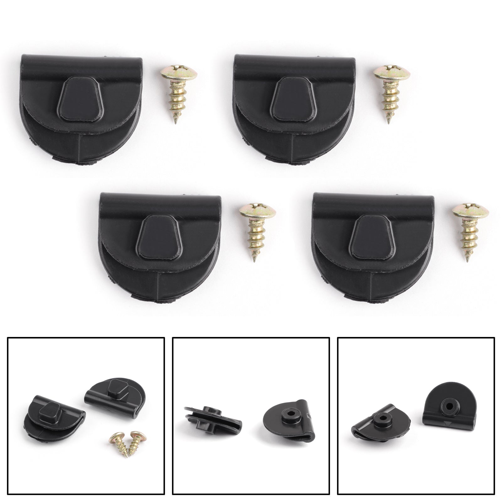 Clip 4pcs Side 1200 Left Sportster + 04-18 XL883 Screw EH Battery Hy Cover