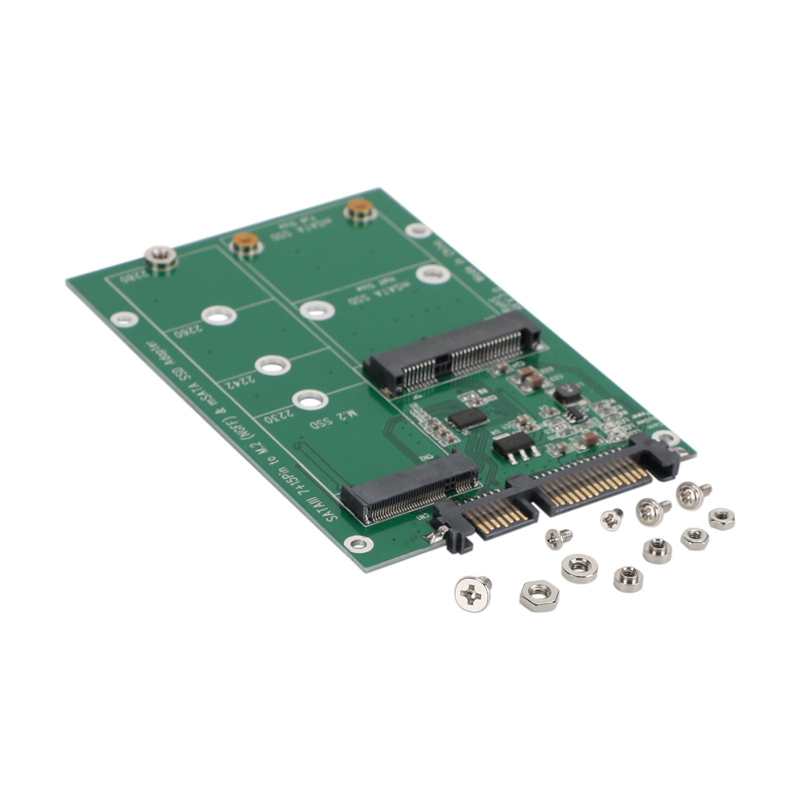 M.2 NGFF mSATA SSD harde schijf naar SATA 3 adapter PCI-E kaartconverter