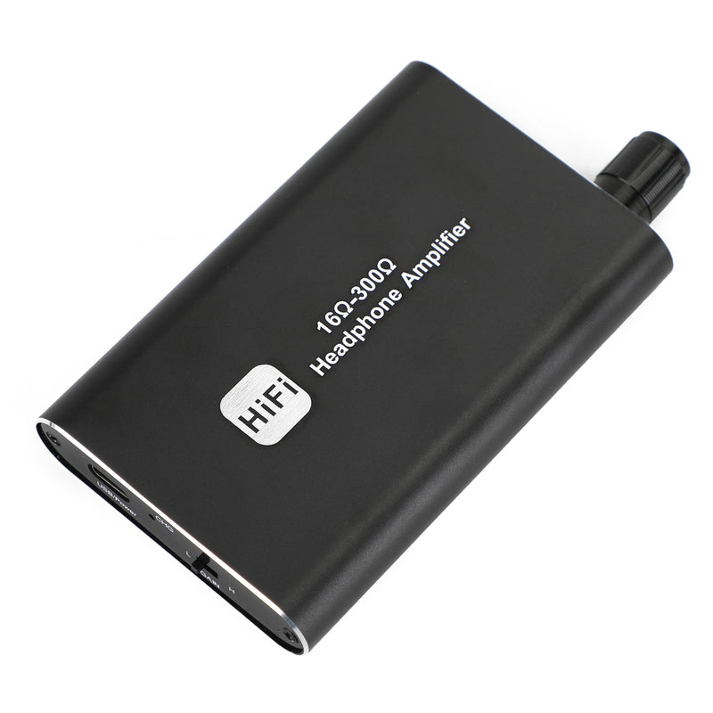 Mini HIFI Headphone Amplifier 3.5mm Portable AUX Audio w/ USB Cable Earphone AMP