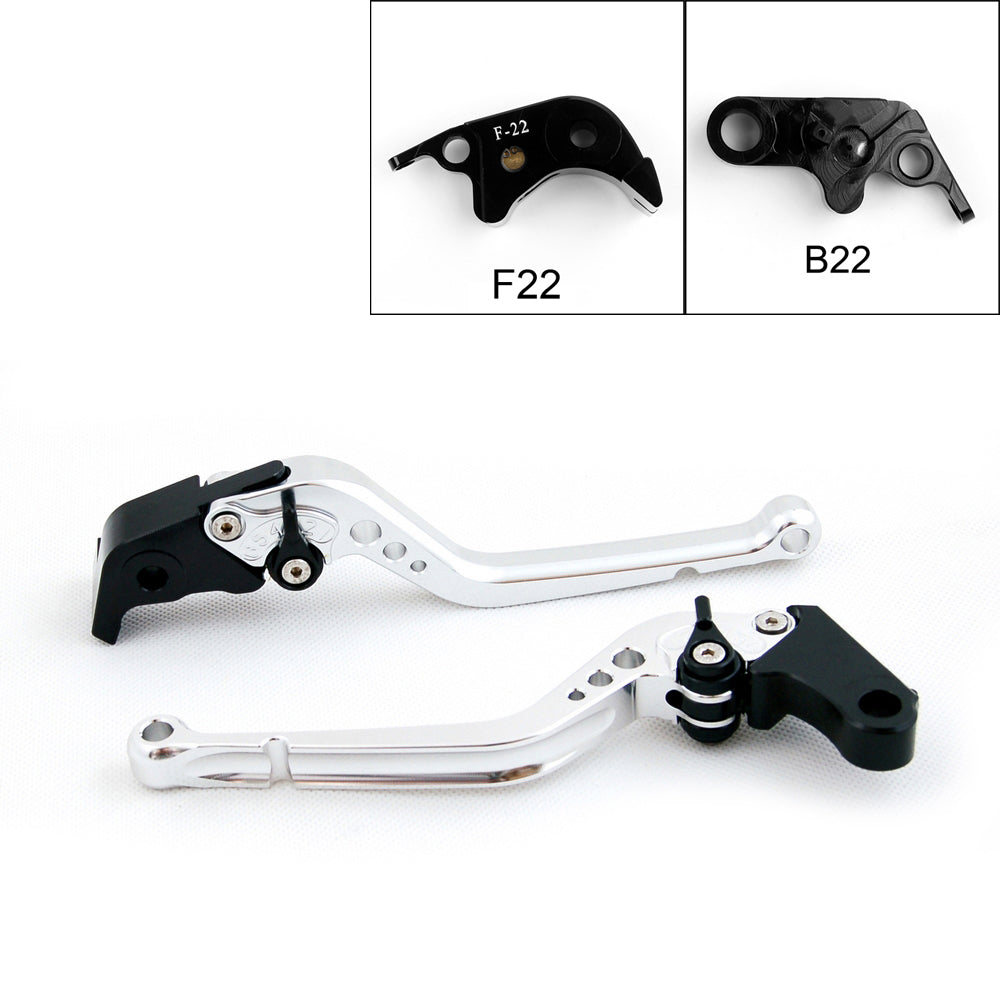 Leviers de frein et d'embrayage longs adaptés à la BMW S1000 RR 2010 – 2014, noirs, génériques