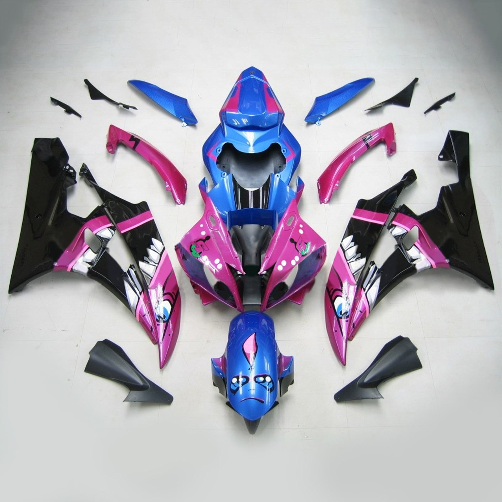 Kit de carenado Yamaha YZF 600 R6 2006-2007 genérico