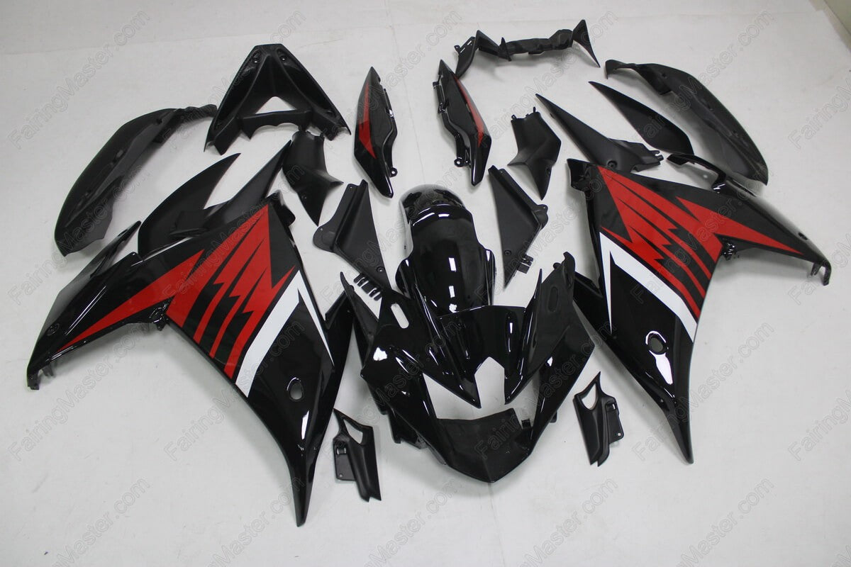 2009-2015 Yamaha FZ6R Amotopart Injection Fairing Kit Bodywork Plastic ABS #107