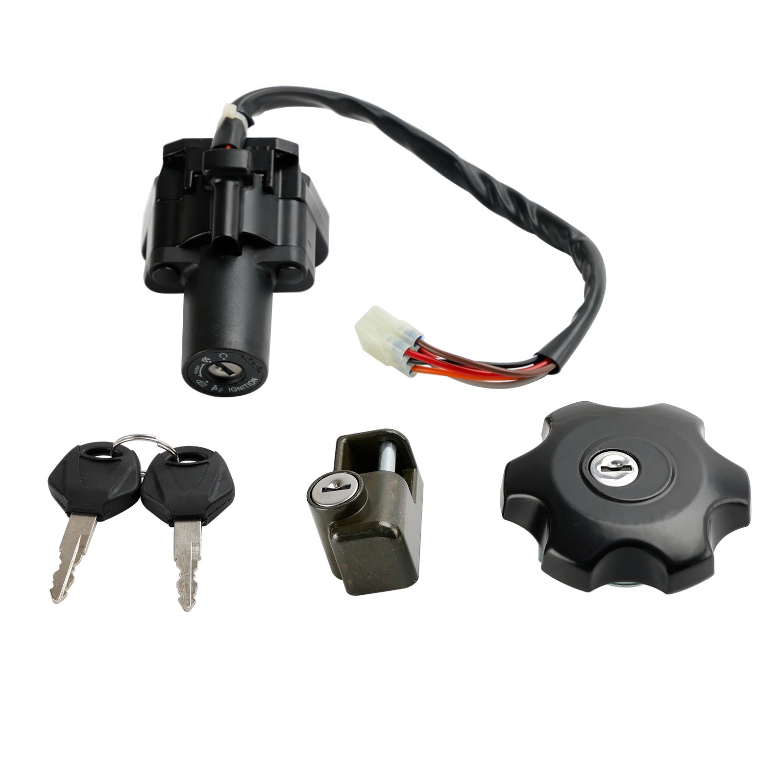 Contactslot Tankdop Seat Lock Set Voor Suzuki DR650 DR650SE 1996 - 2022