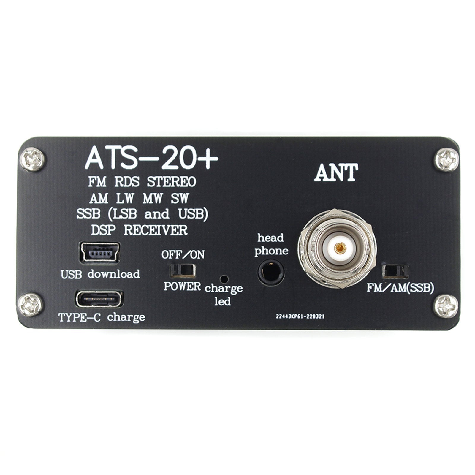 Nieuwe ATS-20+ Si4732 All-Band DSP-radio-ontvanger FM LW MW SW met 2,4-inch touchscreen