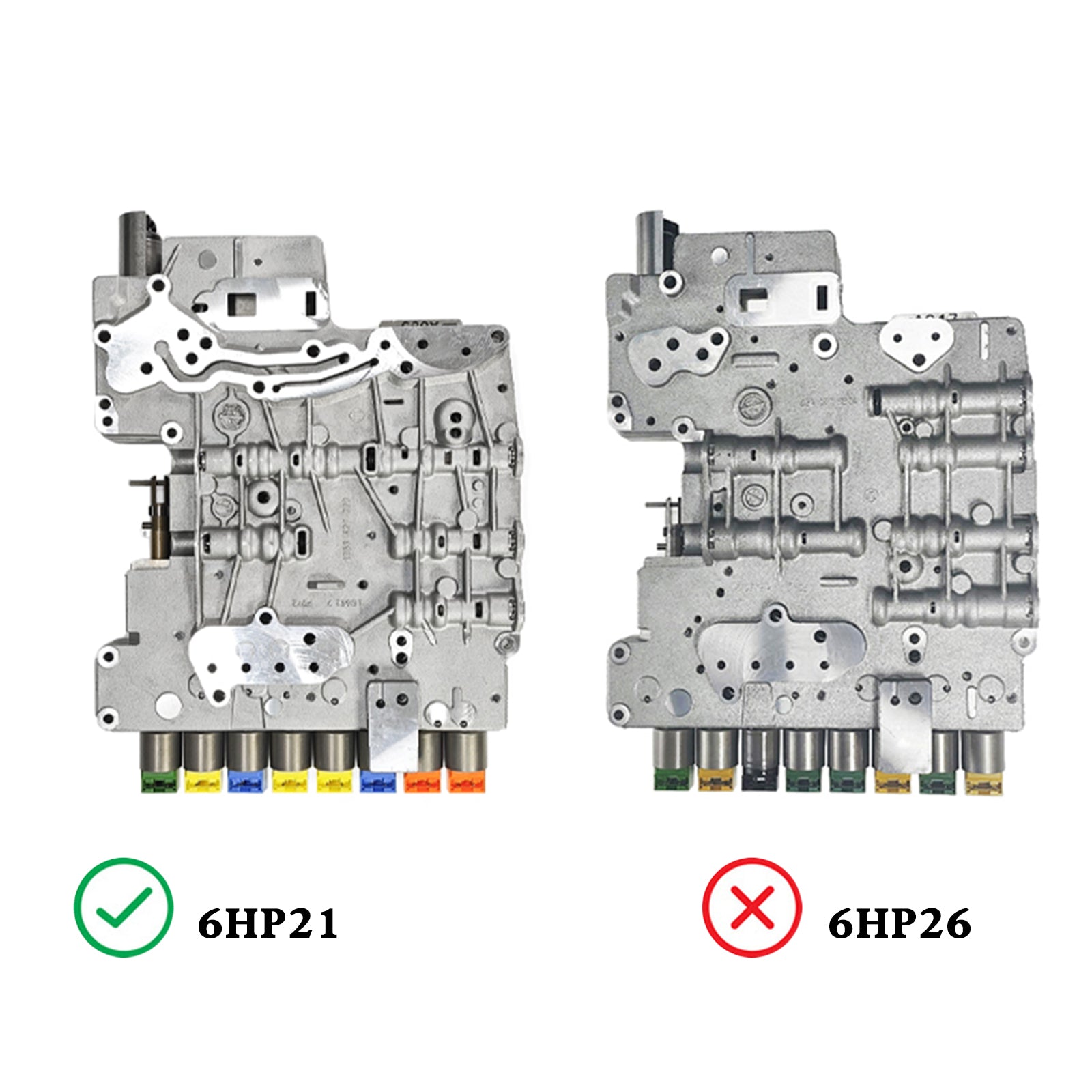 BMW 5 SERIES 2006-2010 6 SP R/AWD L4 2.0L L6 2.5L 3.0L 6HP21 6HP28 Transmission Valve Body Plate Number A065 B065