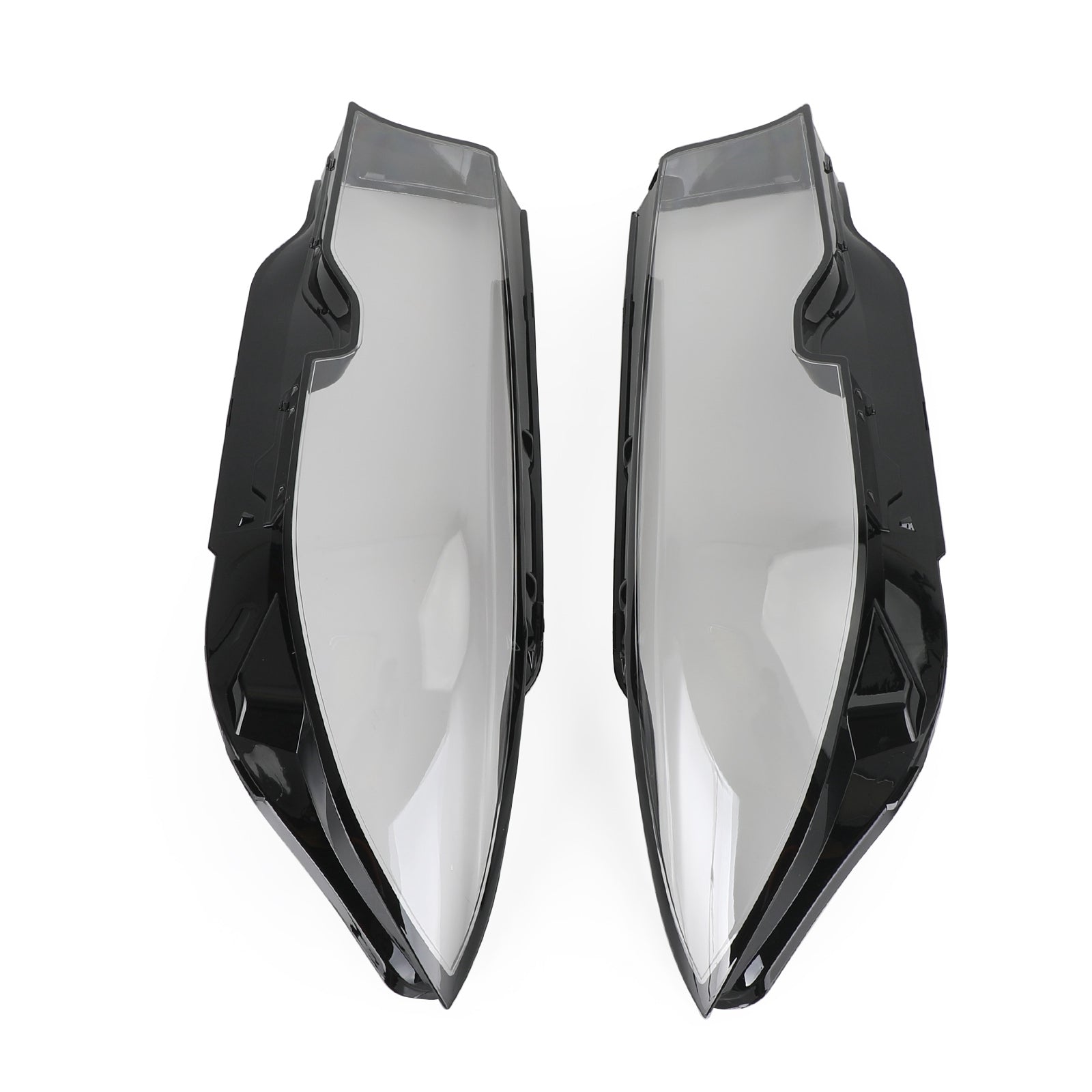 Left +Right Headlight Lens Plastic Cover Shell For BMW 3 Series G20 G21 19-21