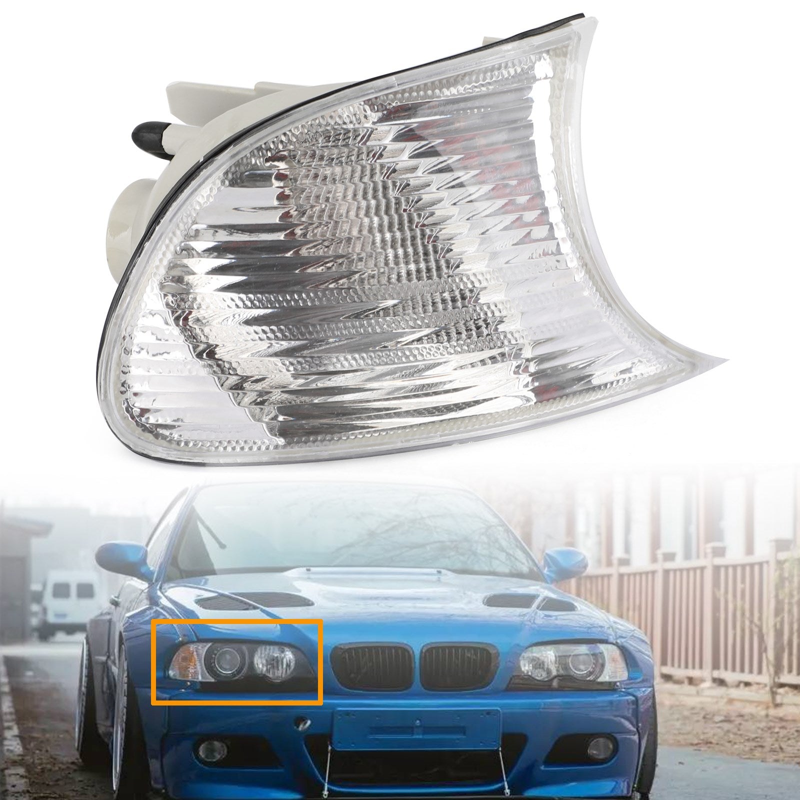 Feux d'angle gauche/droite, clignotants pour BMW E46 2 portes 1998 – 2001 générique