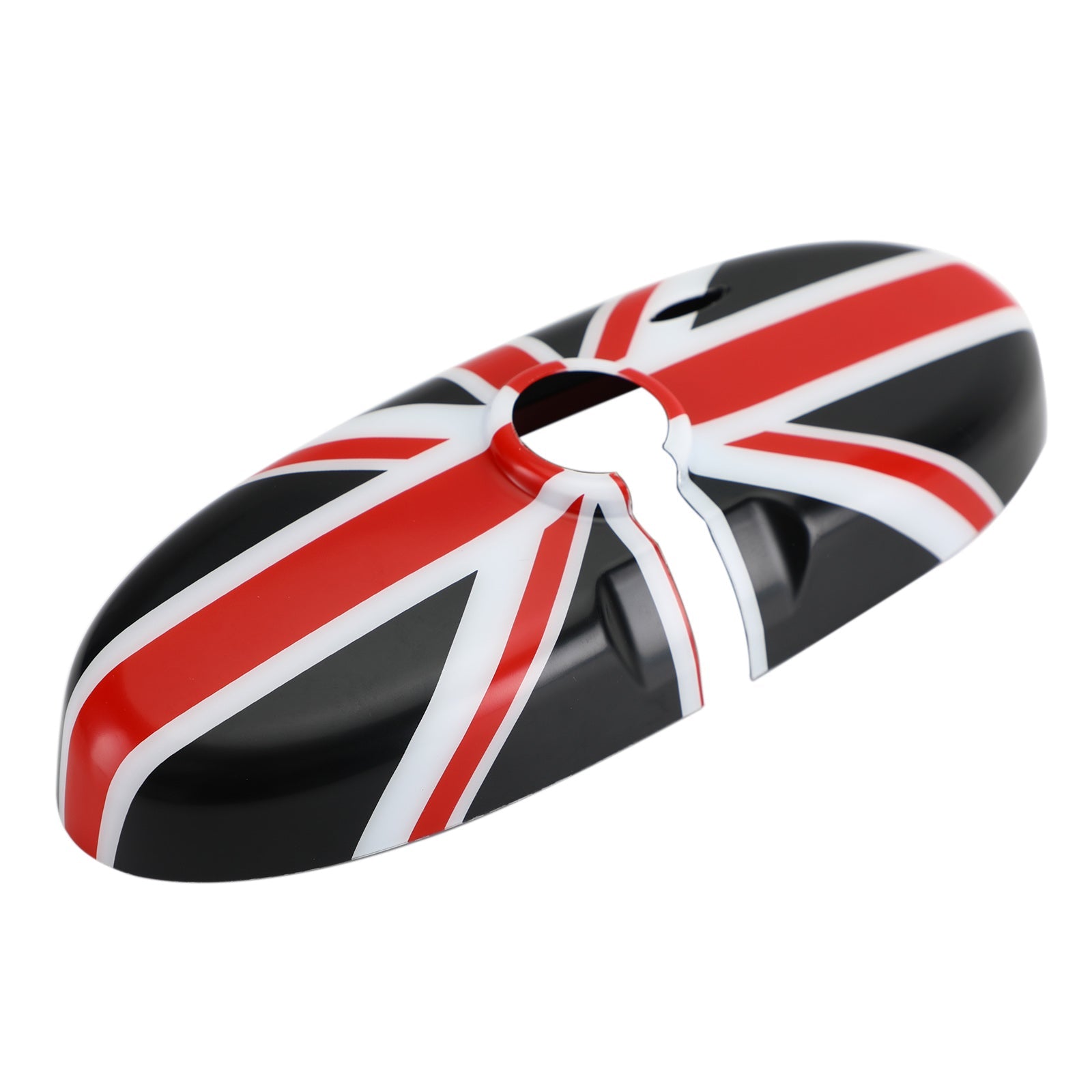 Couvercle de rétroviseur drapeau Union Jack UK, pour MINI Cooper R55 R56 R57, noir/rouge