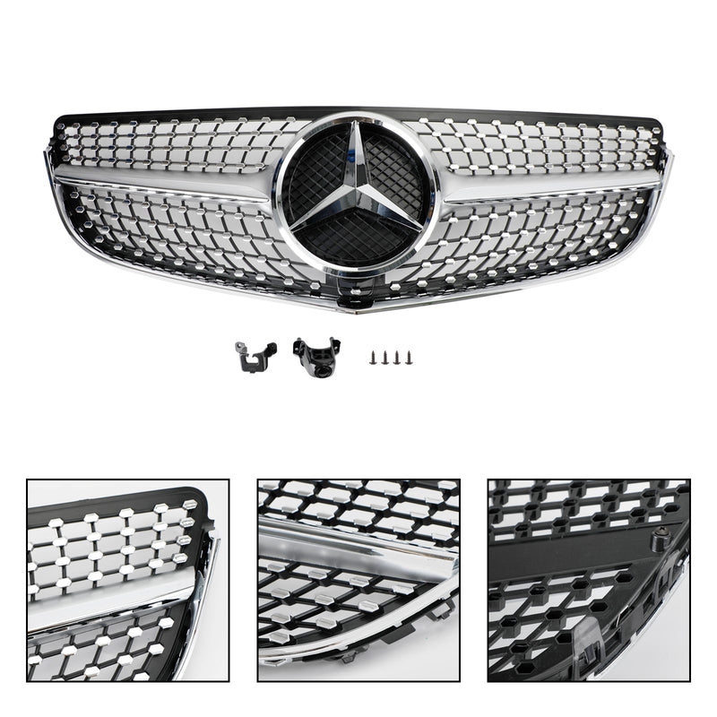 2014-2017 Mercedes E-CLASS W207 Coupe Front Bumper Grille Grill Diamond