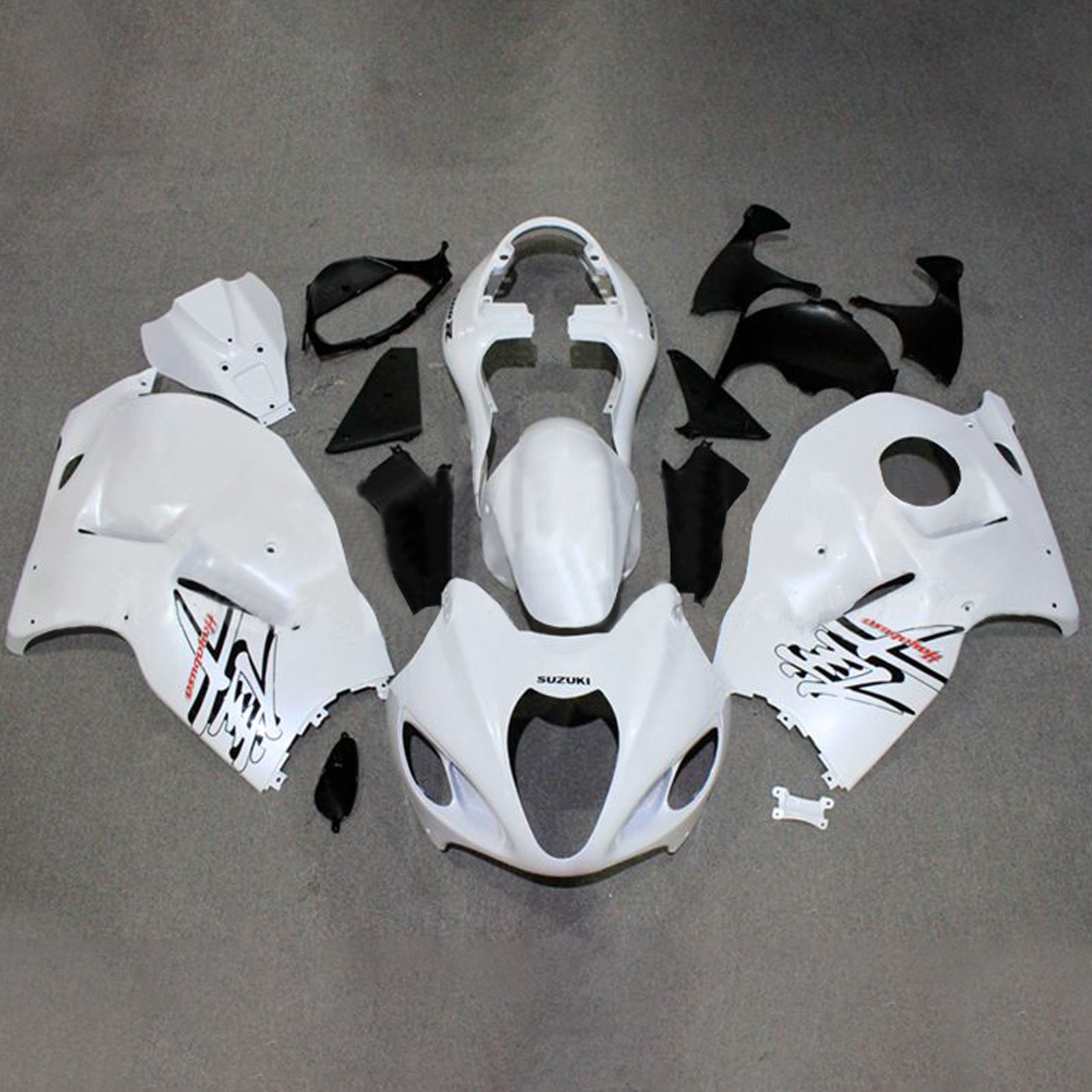 1999-2007 Suzuki Hayabusa GSX1300R Kit de carénage d'injection carrosserie plastique ABS # 136