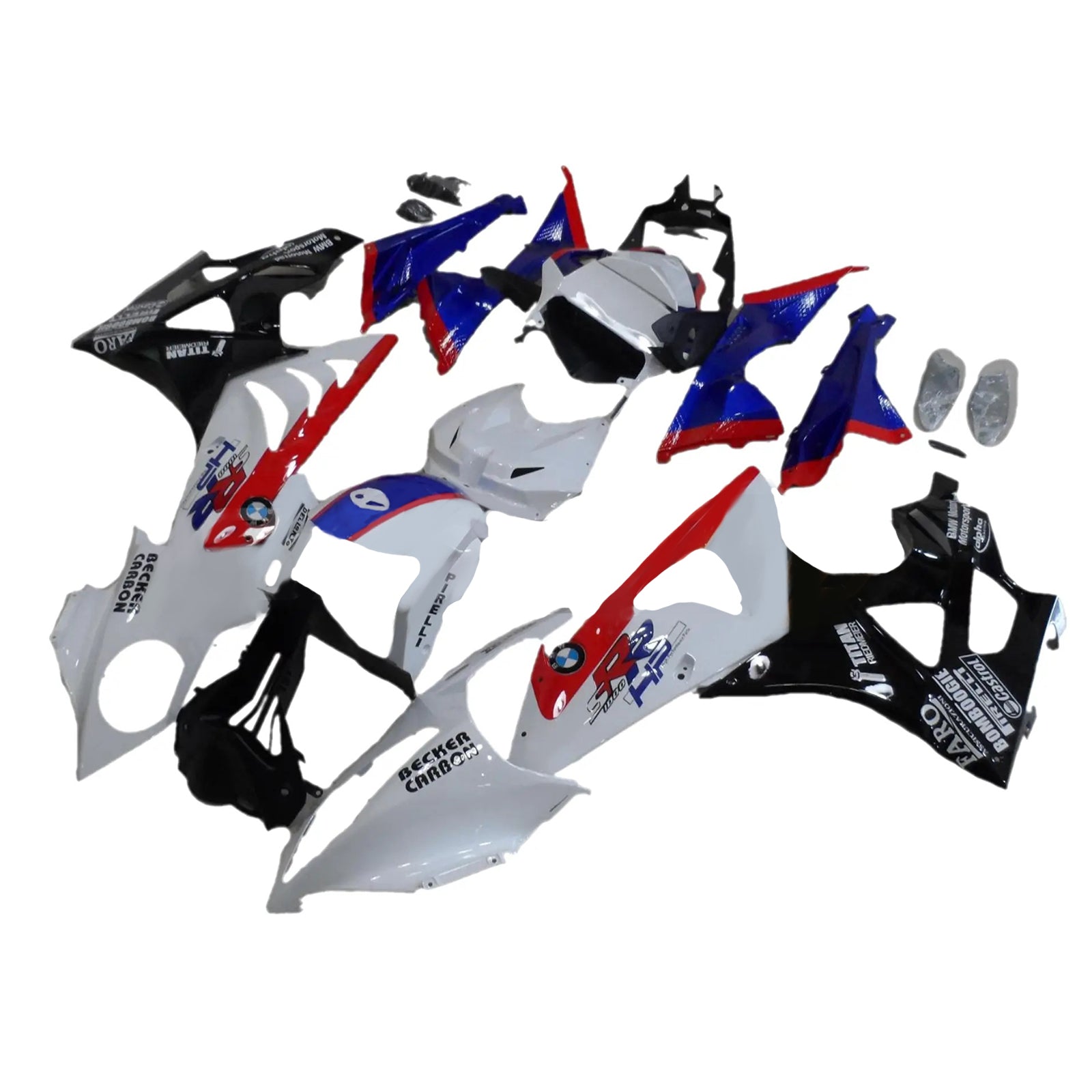 2009-2014 BMW S1000RR Fairing Kit Karosseri Plast ABS