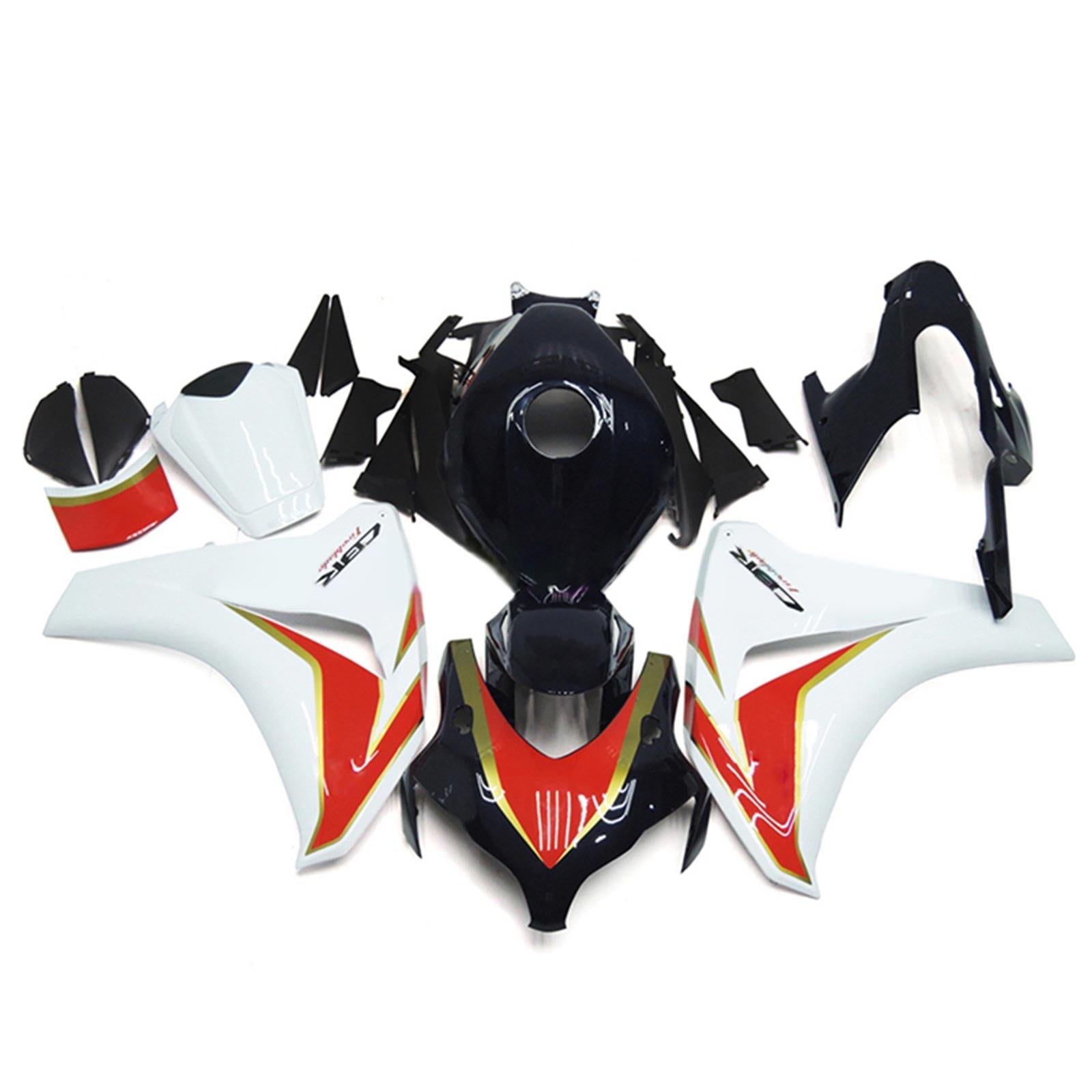 2008-2011 Honda CBR1000RR Injectiekuipset Carrosserie Kunststof ABS #178