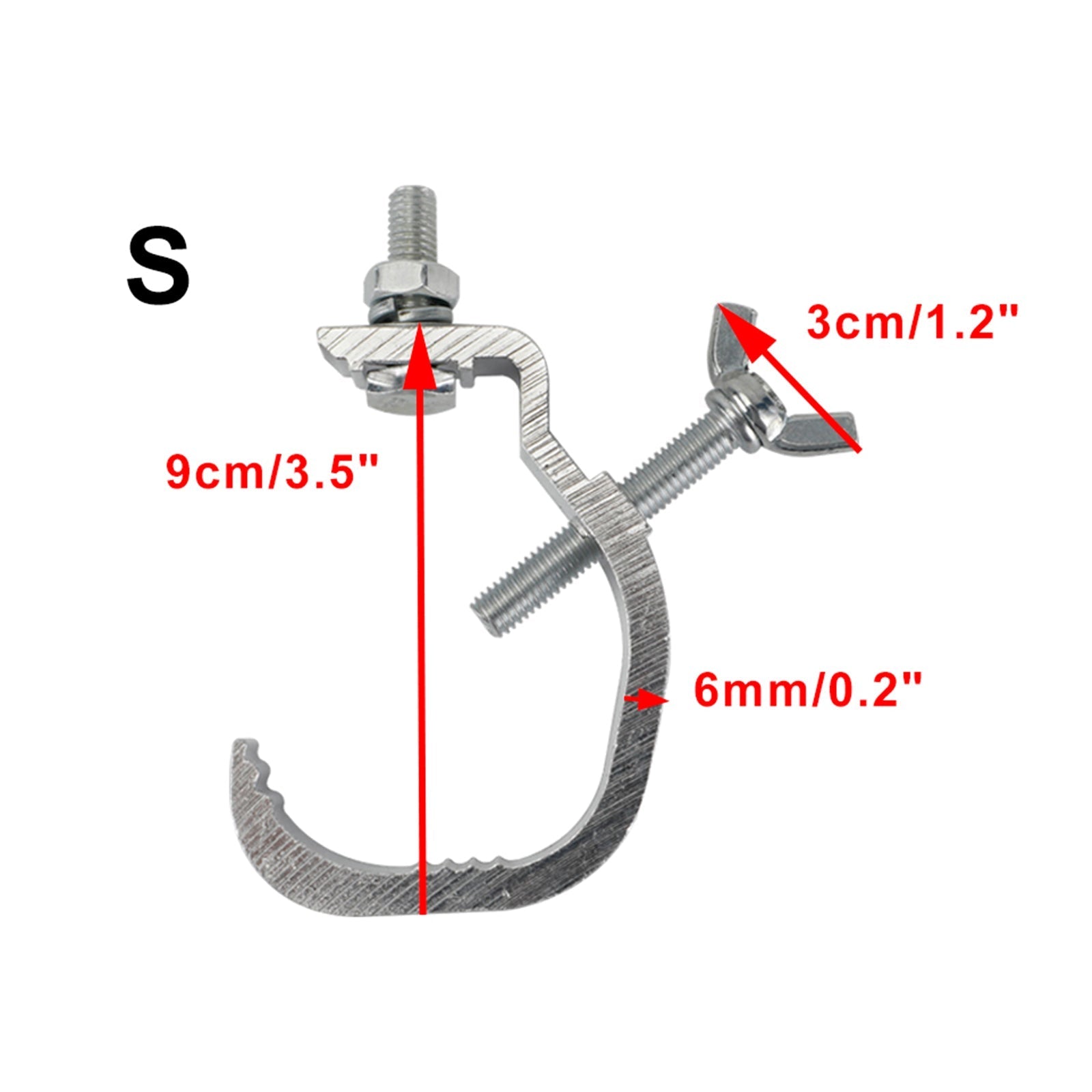 1/5/10 Stuks Ophanghaak Podium Licht Truss Klem Voor 30-55 Mm Od Buis Bar licht