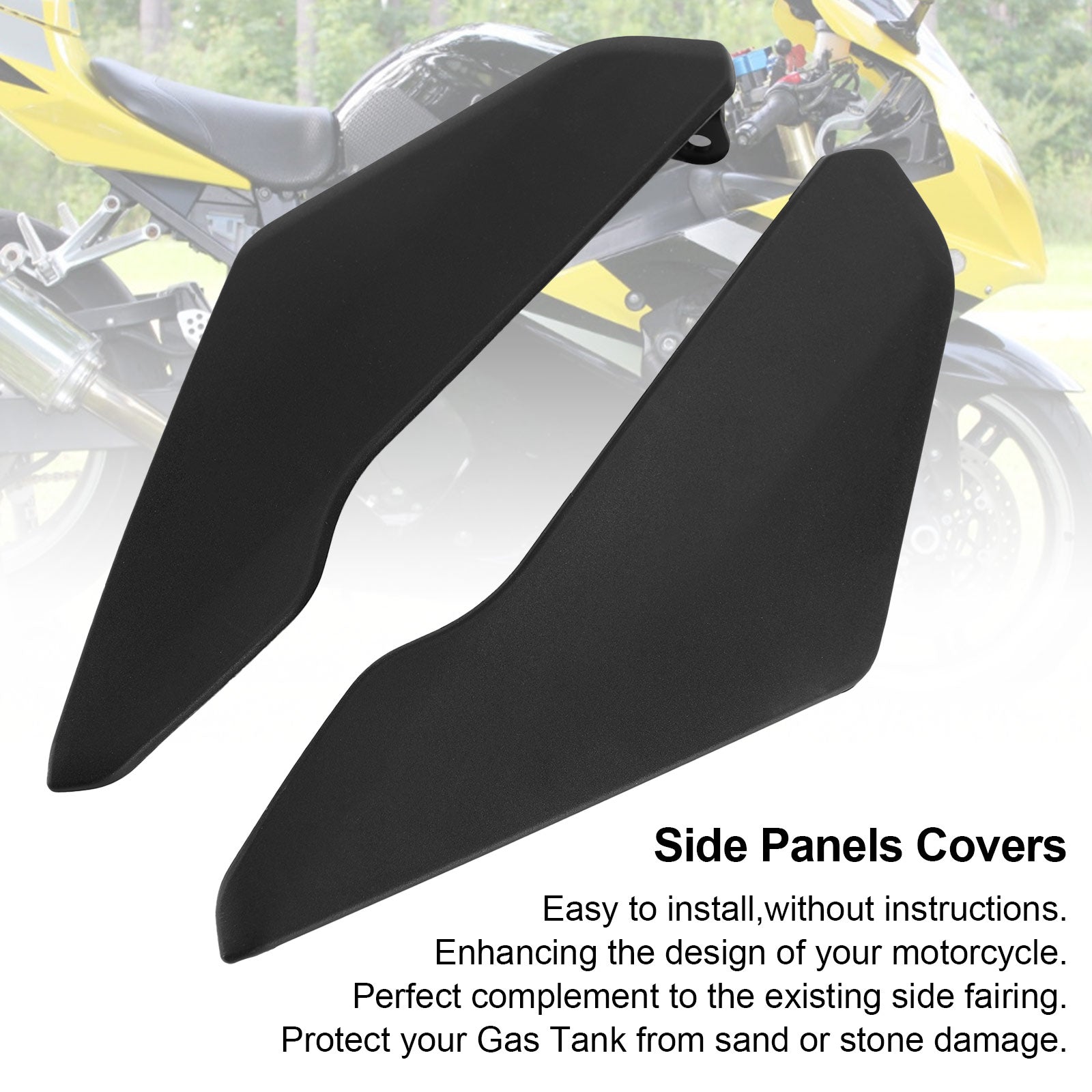 Gas Tank Side Trim Cover Panel Fairing Cowl For Suzuki GSXR 600/750 2004-2005 K4