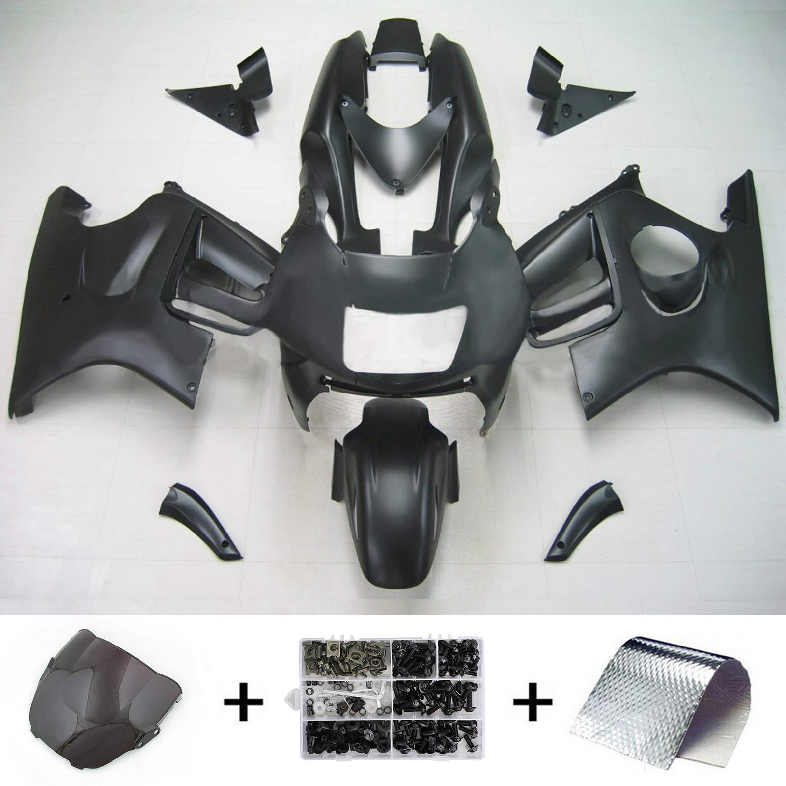 1997-1998 Honda CBR600 F3 Amotopart injectiekuipset carrosserie kunststof ABS #110