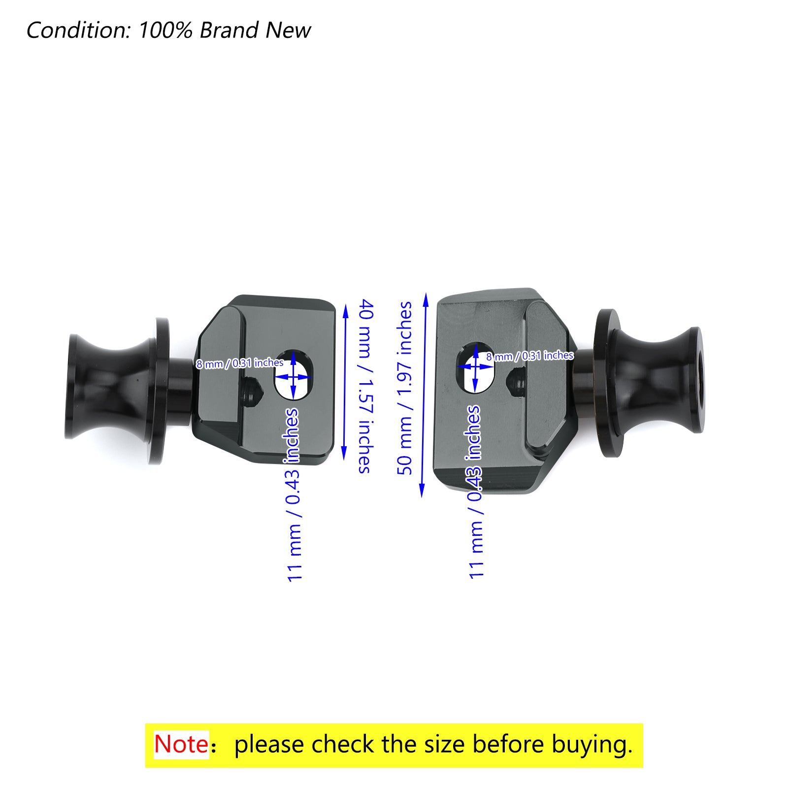 CNC kettingverstellerblok met standaardspoel voor Honda CB650R CBR650R 2019-2020 Generiek