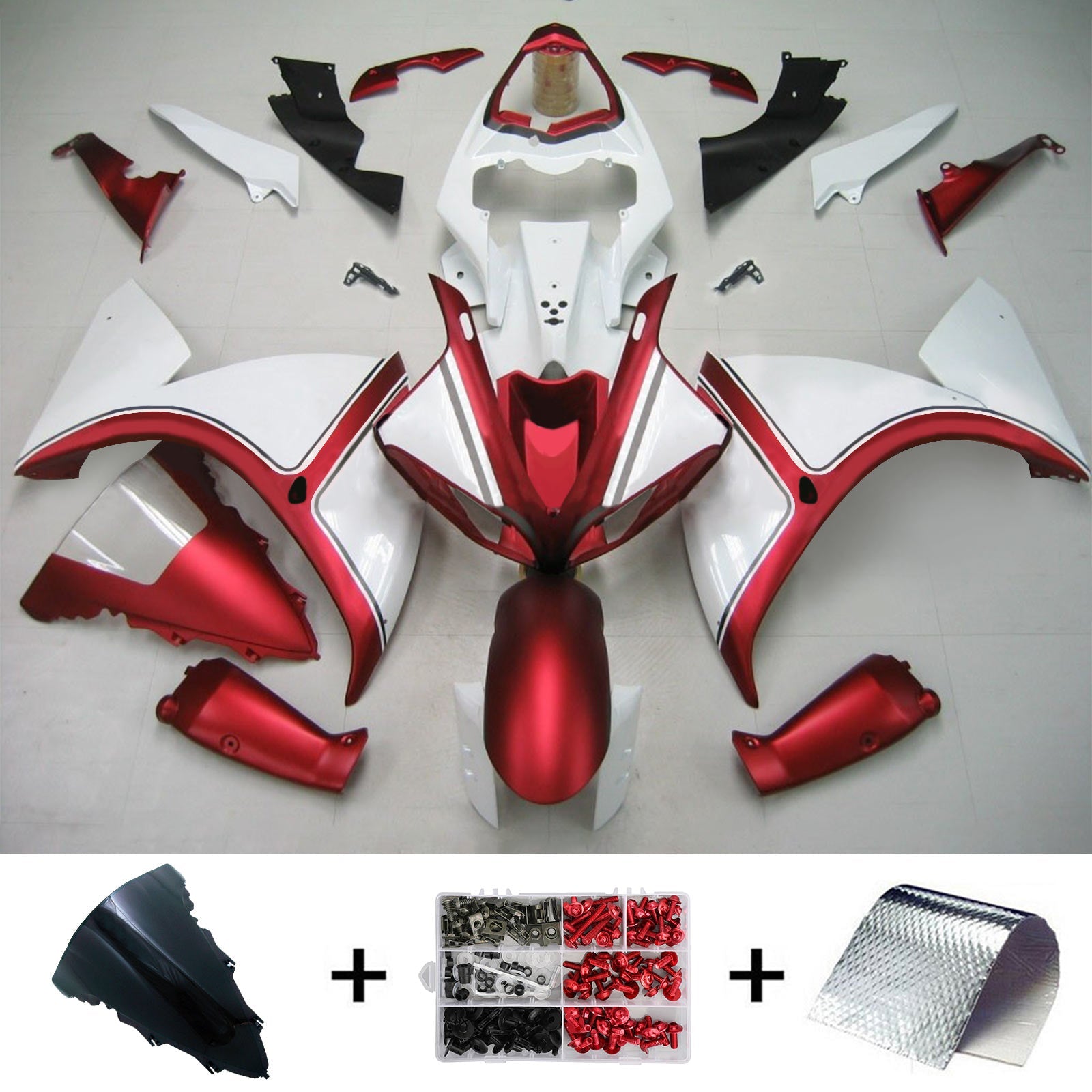 2012-2014 Yamaha YZF 1000 R1 Injection Fairing Kit Bodywork Plastic ABS #127