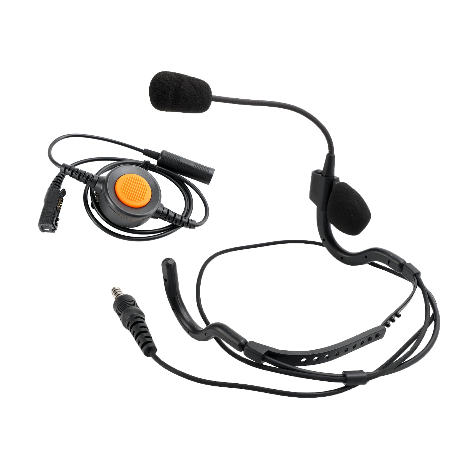 7.1-C8 Achteraan gemonteerde grote plug tactische headset voor XPR3300/3500 XIRP6600/P6620