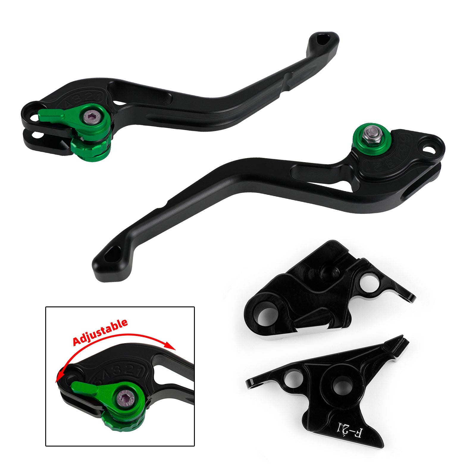 Kawasaki Z900 2017-2018 NEW Short Clutch Brake Lever