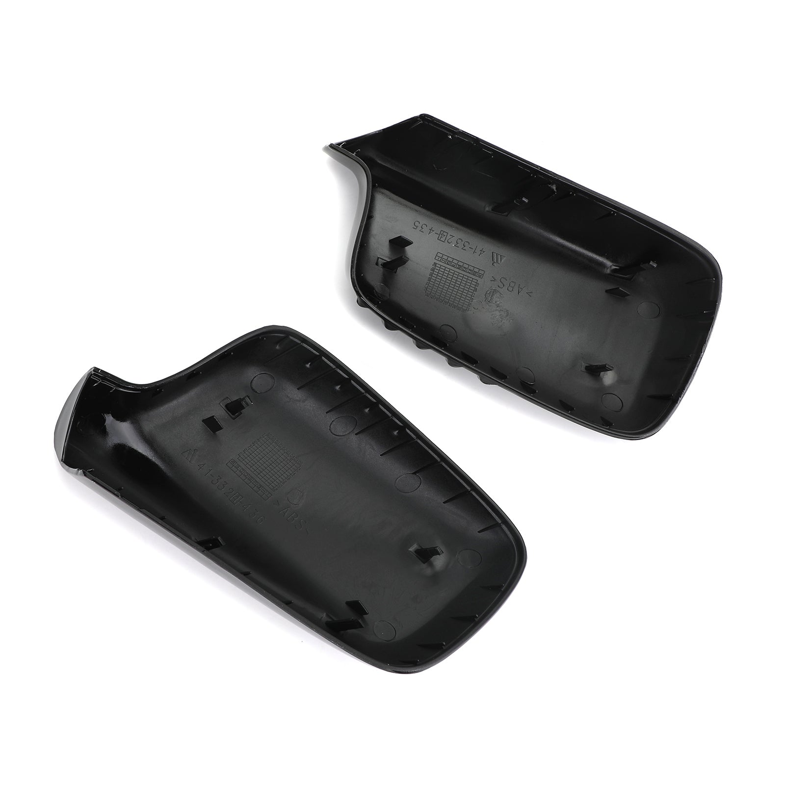 Pair Mirror Cover Cap Black For BMW E46 E65 E66 745i 750i 51167074236+51167074235 Generic