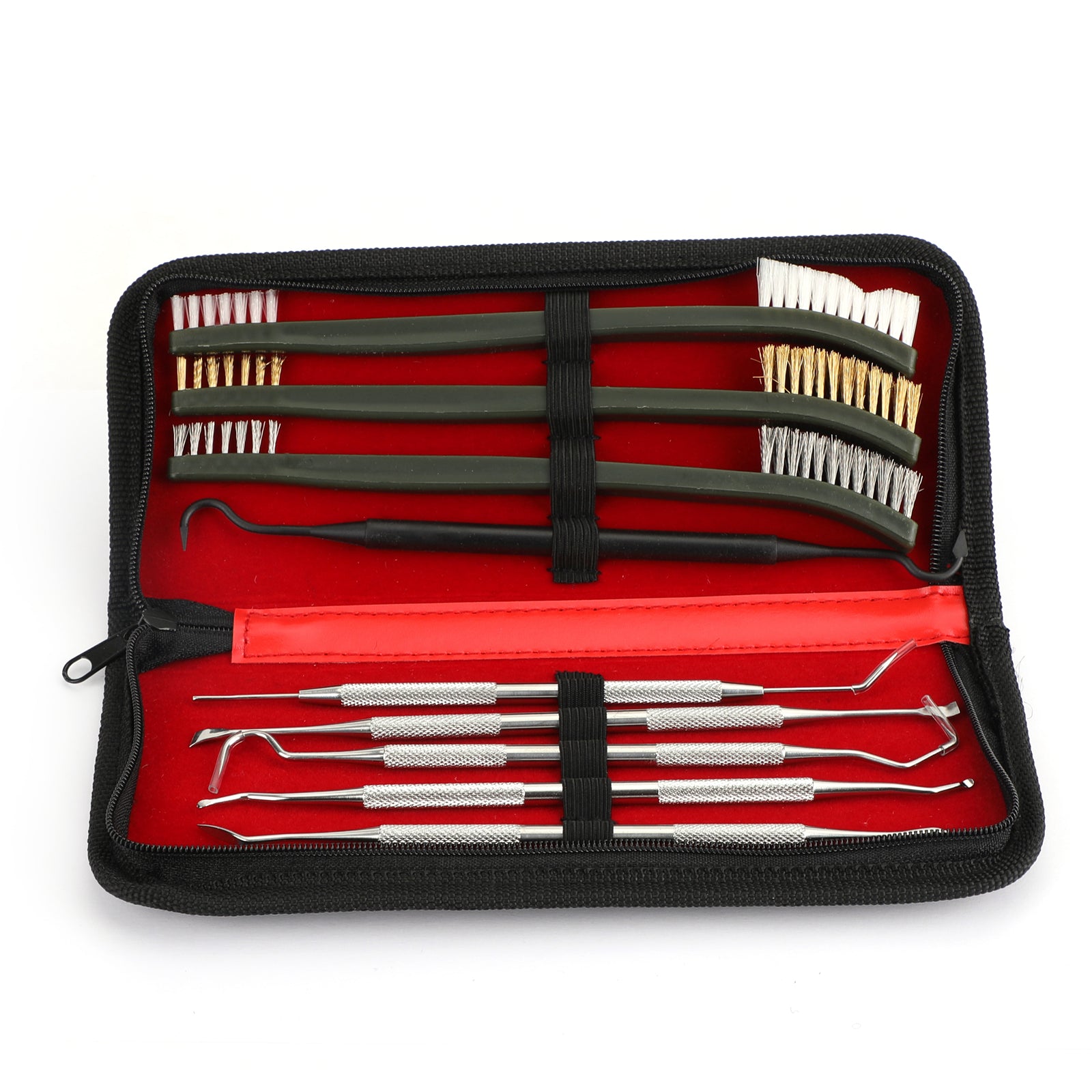 Rifle Pistol Handgun Shotgun 9X Cleaning Set Gun Brush Gun Cleaning Kit