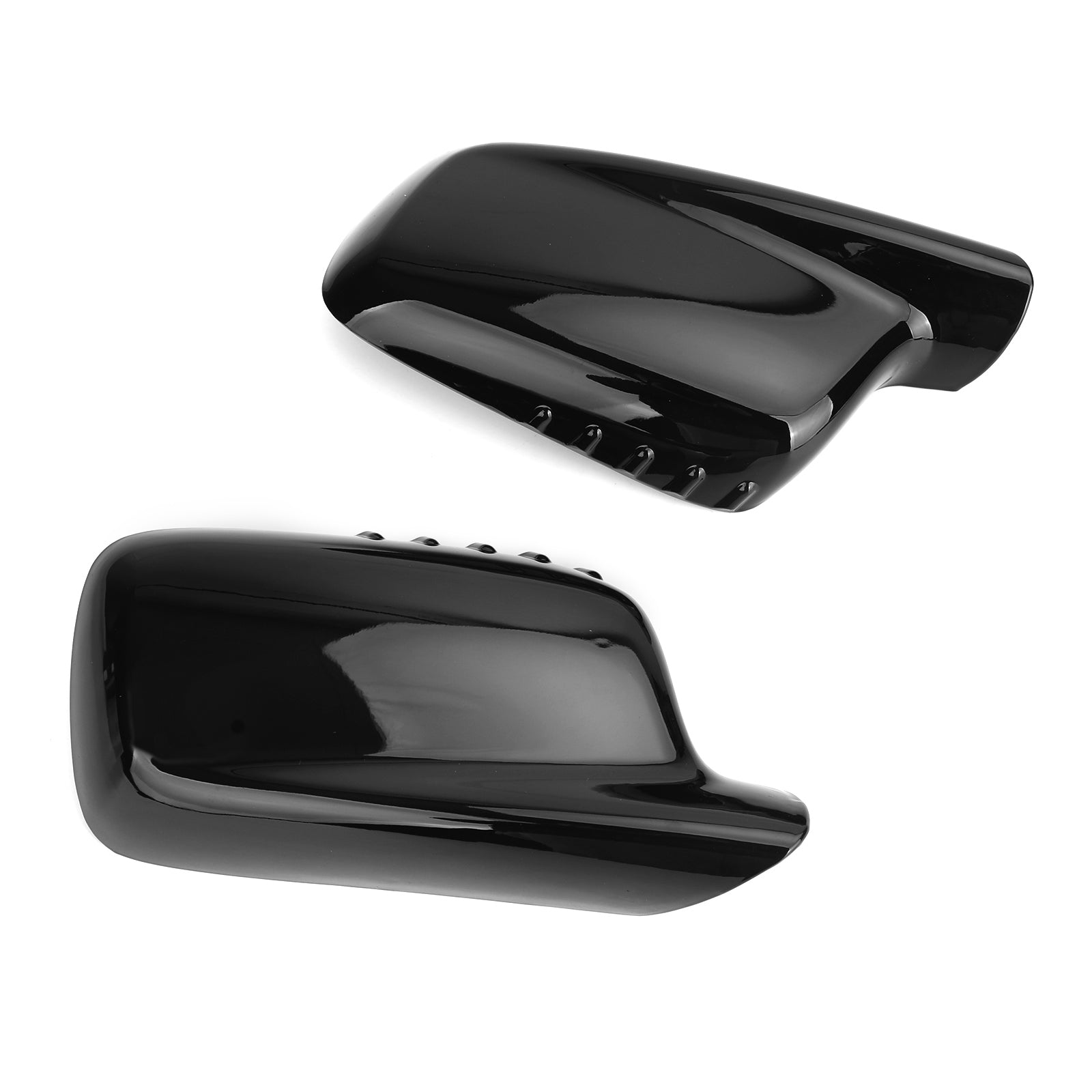 Pair Mirror Cover Cap Black For BMW E46 E65 E66 745i 750i 51167074236+51167074235 Generic