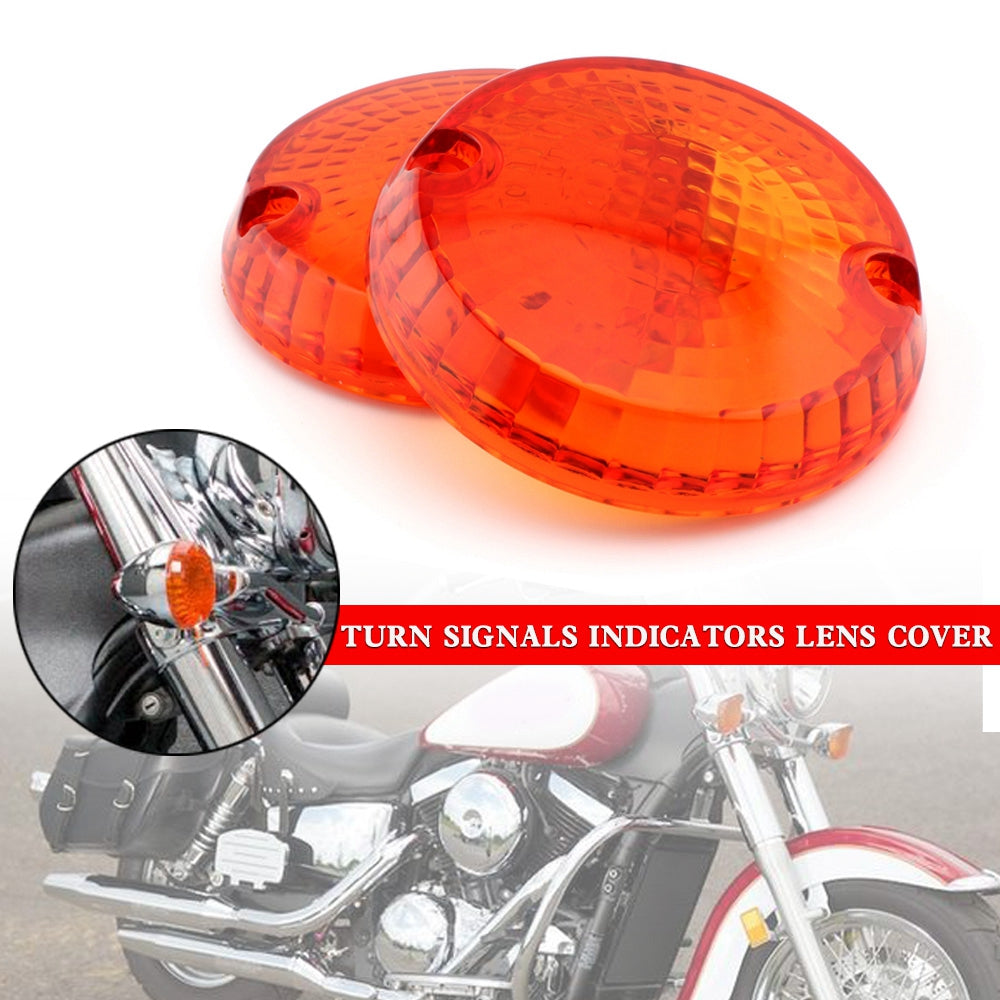 Yamaha Kawasaki Vulcan 1500 VN Turn Signals Indicators Lens Cover