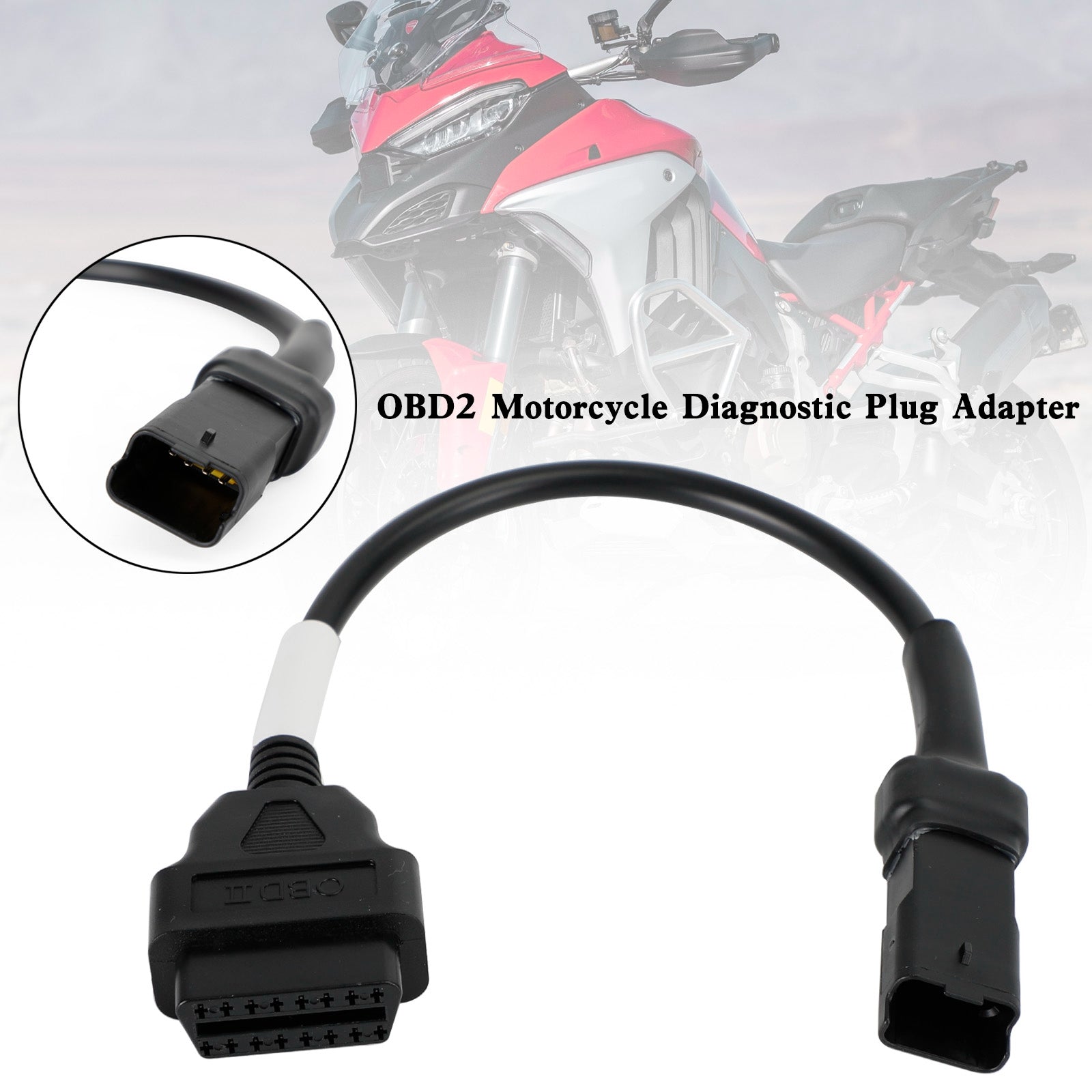 4 pins til OBD2 diagnostisk adapter koblingsledning for DUCATI Panigale