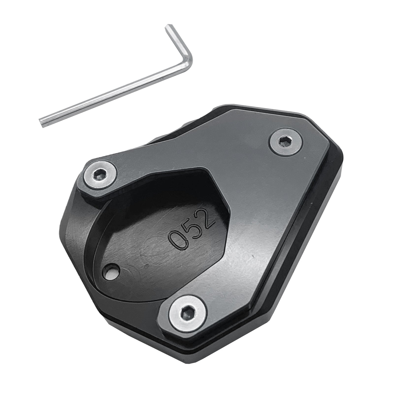 Kickstand Zijstandaard Vergroten Plaat Pad voor KAWASAKI Ninja 400 Versys 650 KLX250 Generiek