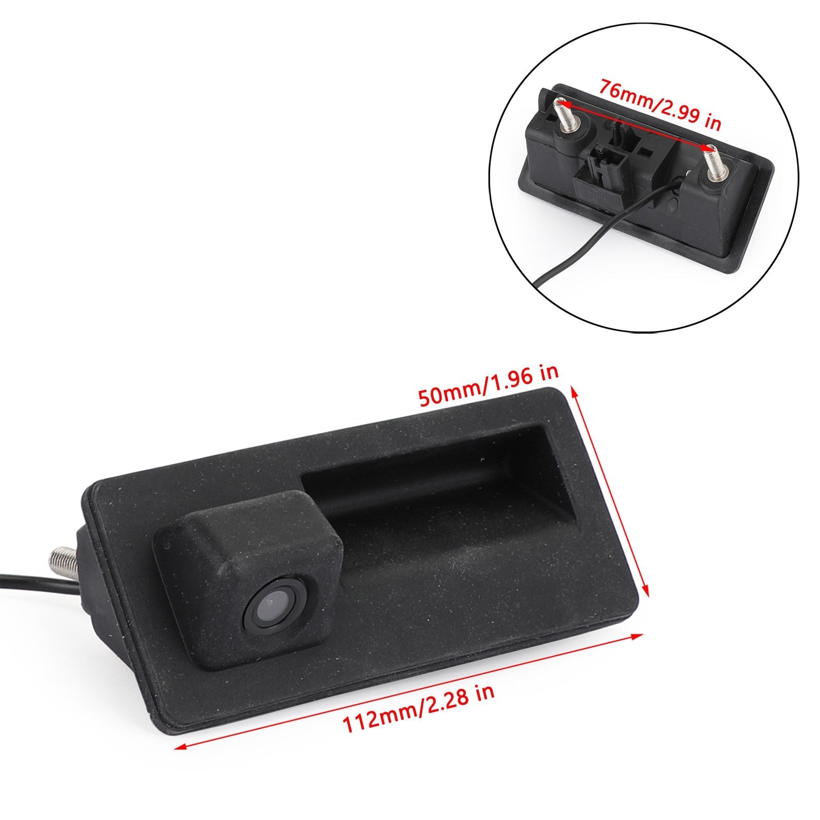 Kofferbak Handvat CCD Achteruitrijcamera Backup Camera Fit voor A4L A6L A3 S5 S3 Q3 Q5 Q7