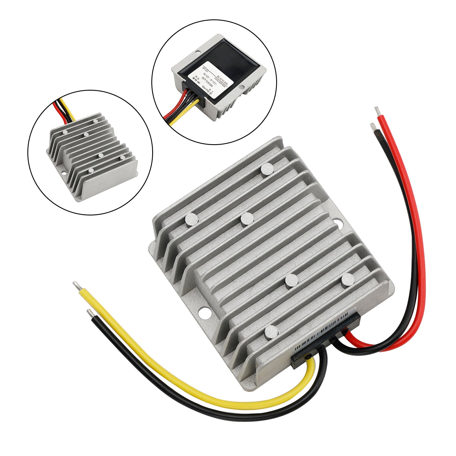 Régulateur de convertisseur d'alimentation élévateur étanche DC 12V à 13.8V 20A 276W