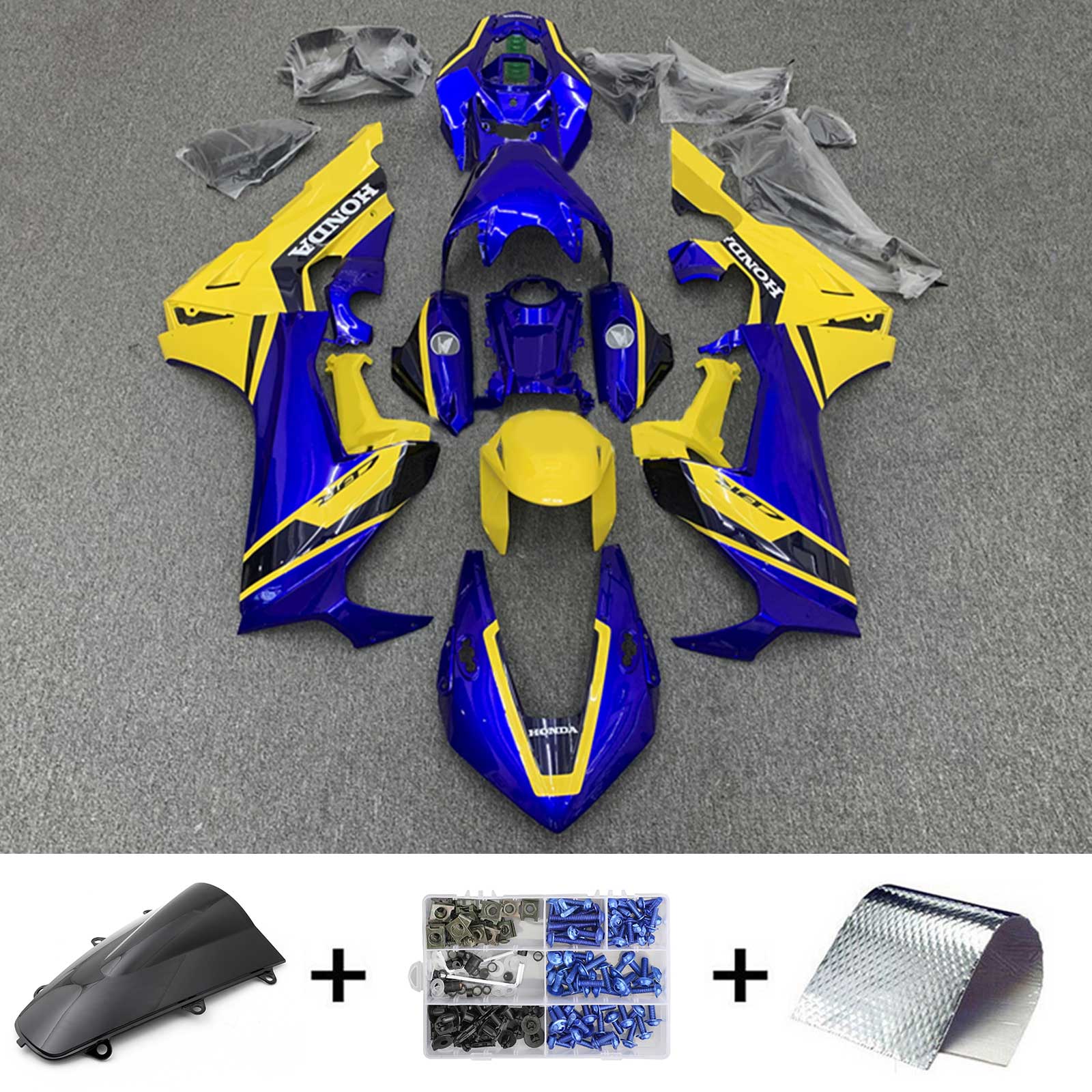 2017-2023 Honda CBR1000RR Amotopart Injection Fairing Kit Bodywork Plastic ABS #101