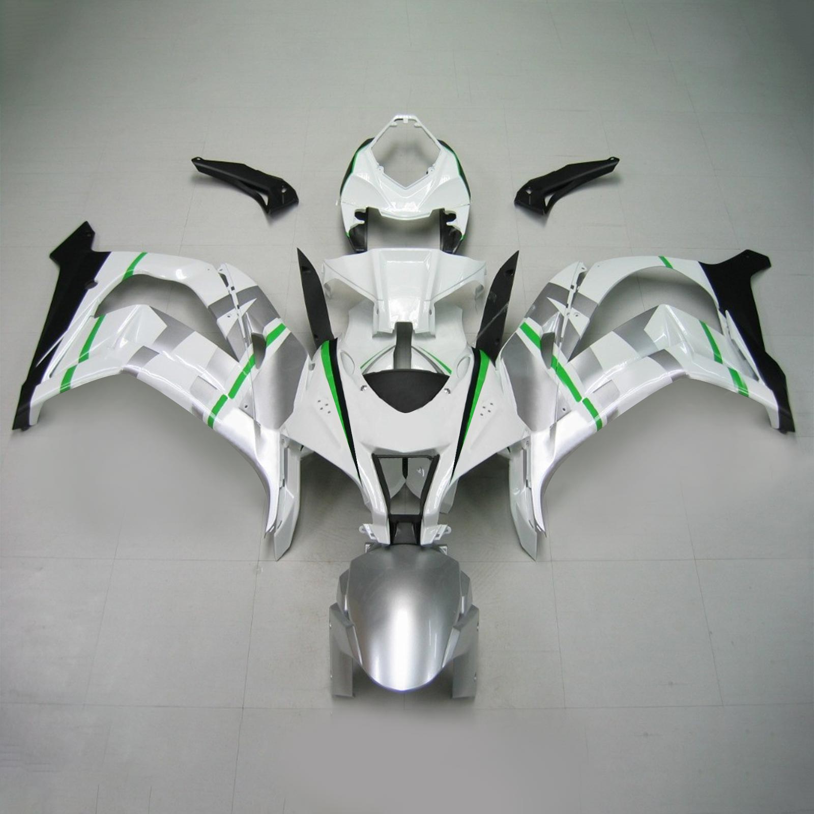 2016-2020 Kawasaki ZX10R Amotopart Injection Fairing Kit Bodywork Plastic ABS #112