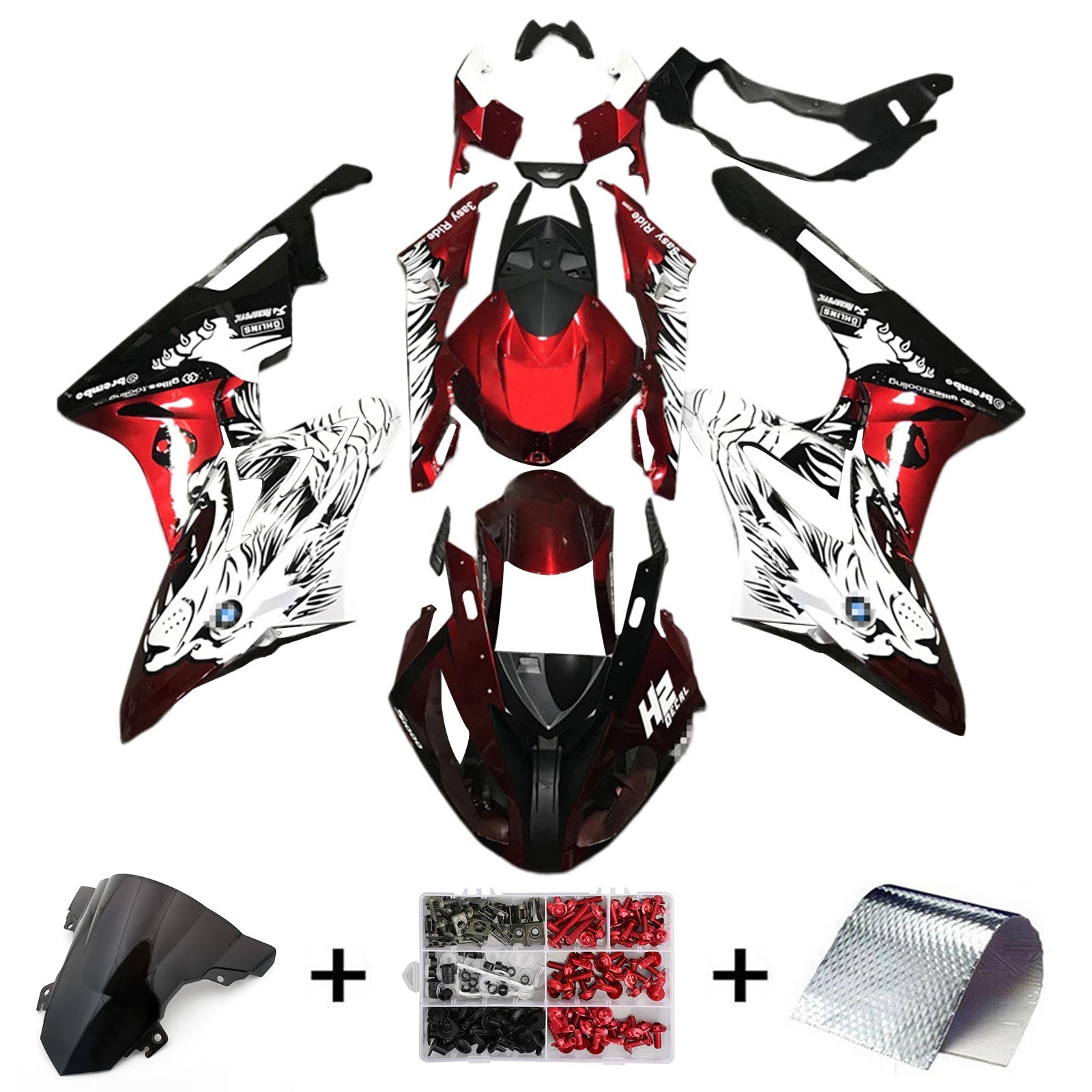 2017-2018 BMW S1000RR Fairing Kit Bodywork Plastic ABS