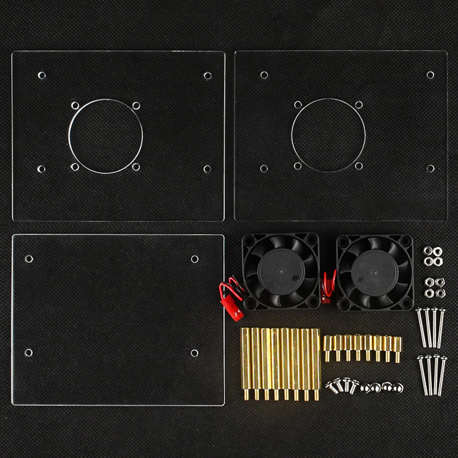 Orange Pi 5 Plus Orangepi beschermende schaal Tweelaagse cluster acrylschaal