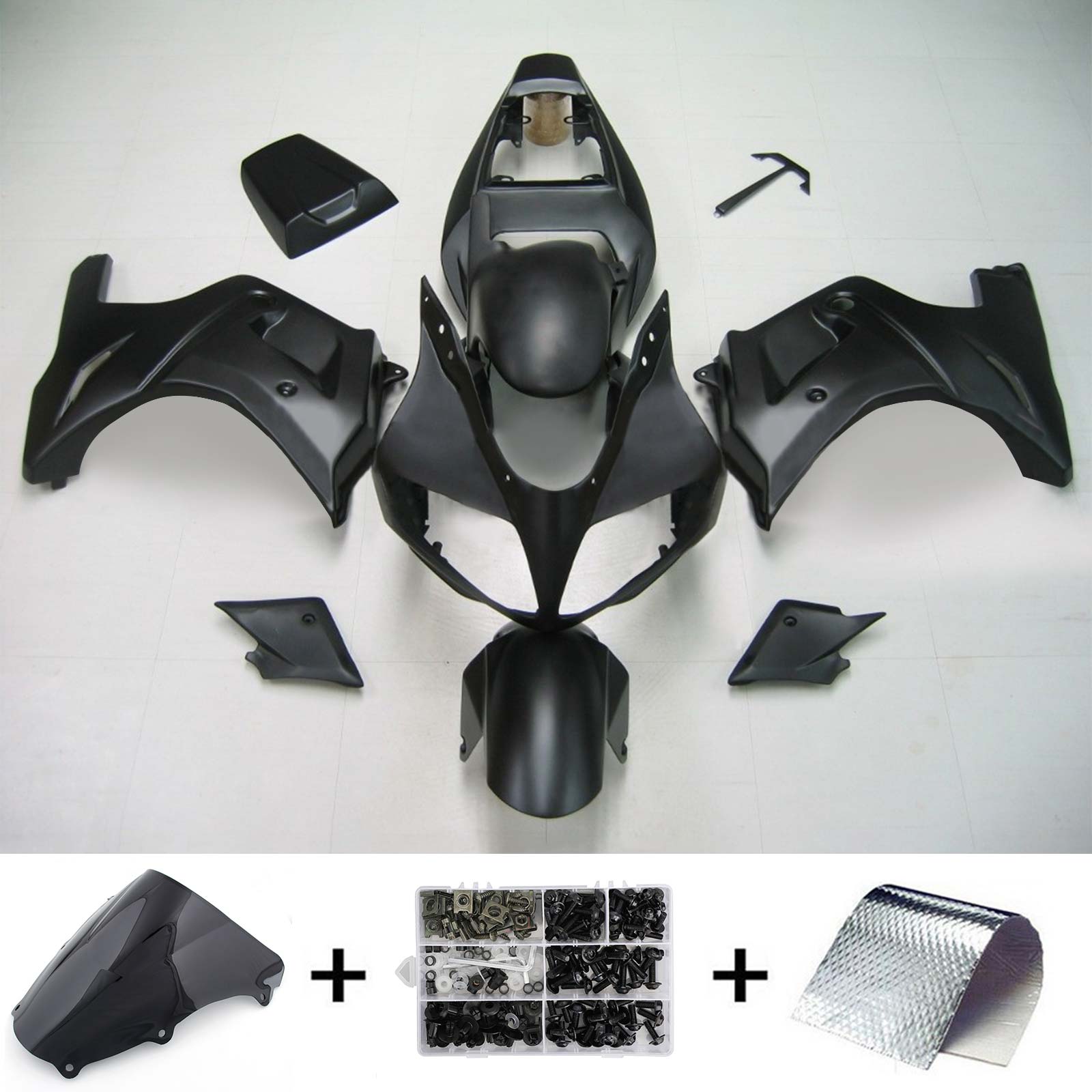 2003-2013 Suzuki SV650 Amotopart Kit de carénage d'injection carrosserie plastique ABS #101