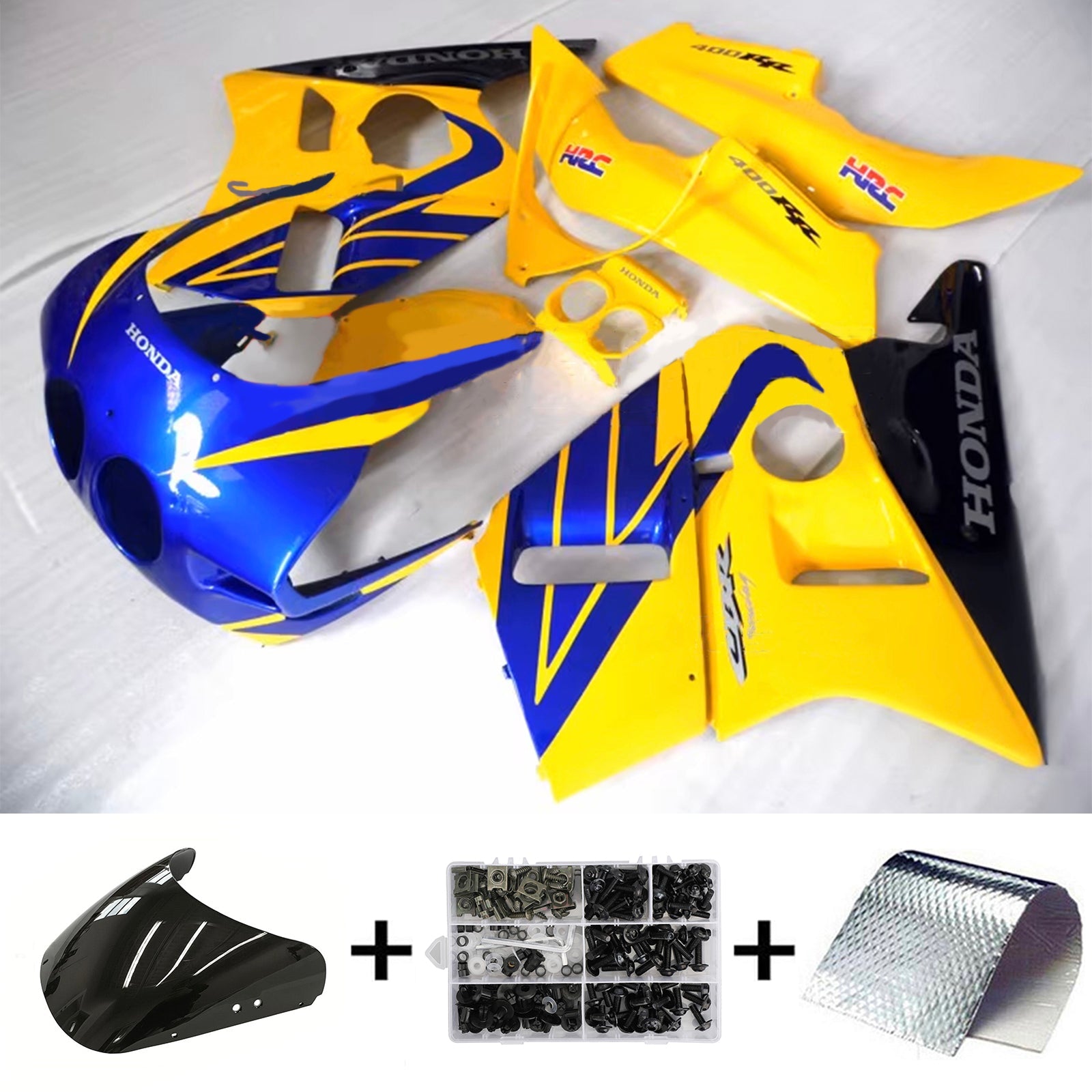 1987-1989 Honda CBR400RR NC23 Fairing Kit Bodywork Plastic ABS