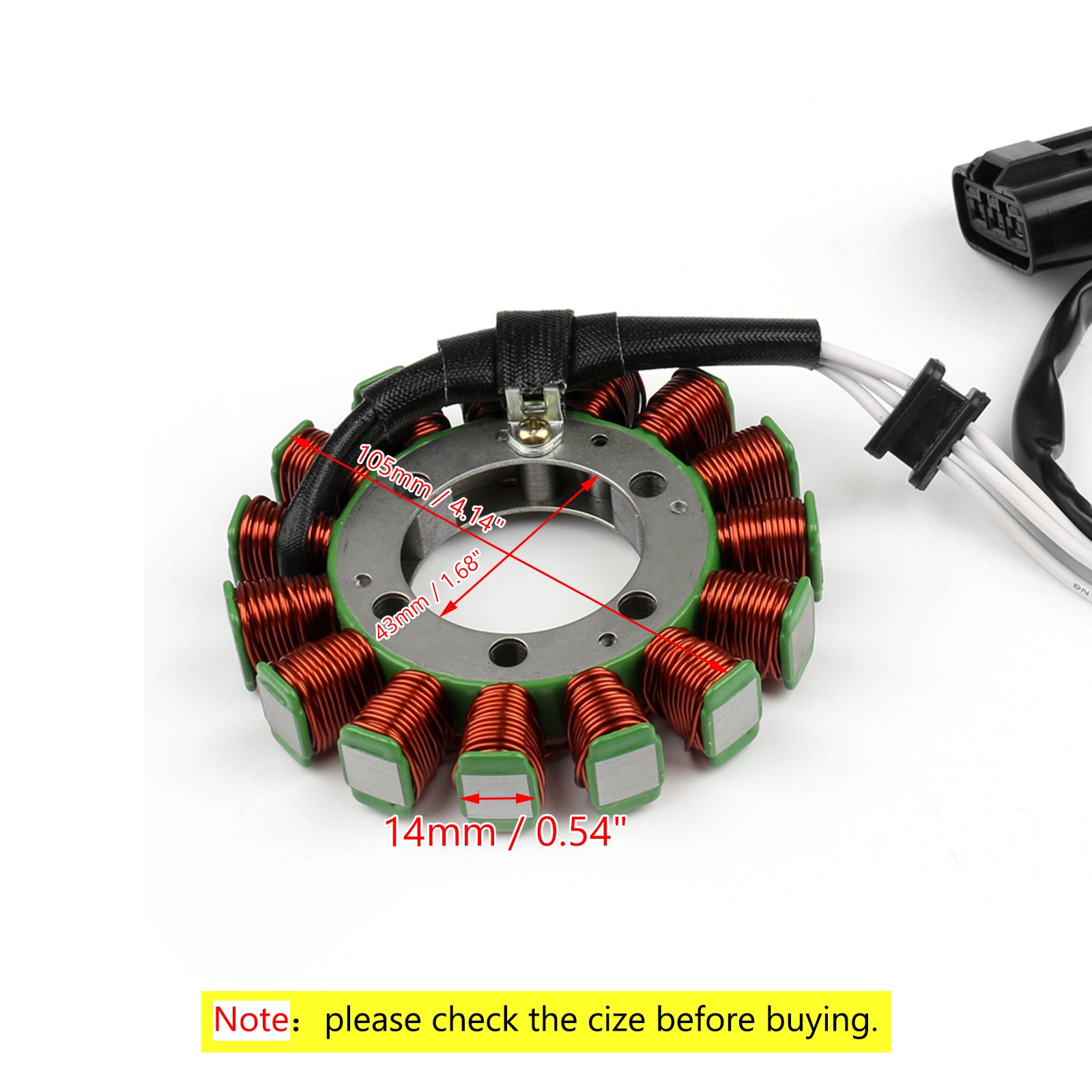 2009-2017 Kawasaki ZX600R Ninja ZX6R Stator Alternateur Générateur 21003-0083 Générique