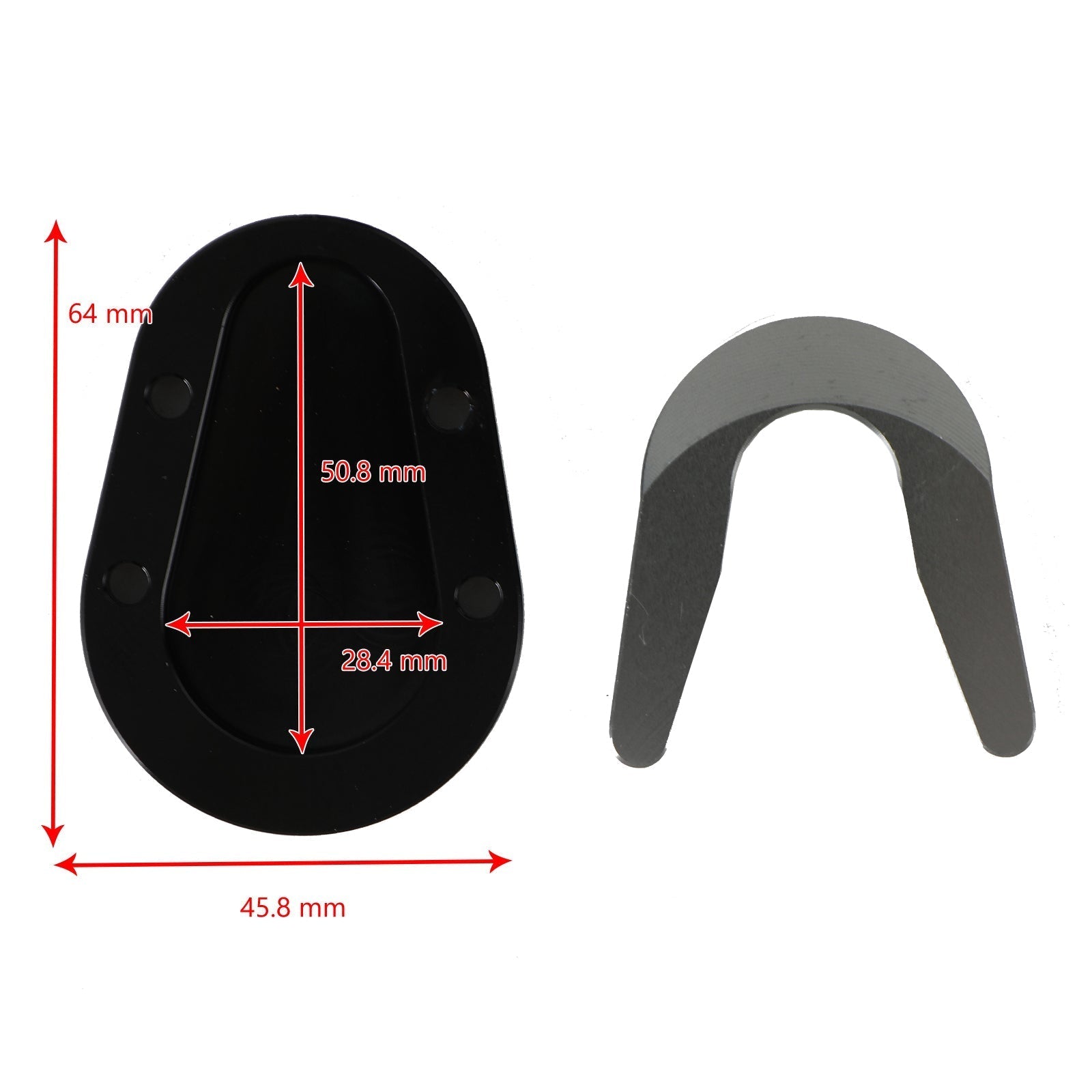 Kickstand Enlarge Plate Pad fit for Vespa Sprint 150 Primavera 150 2013-2020