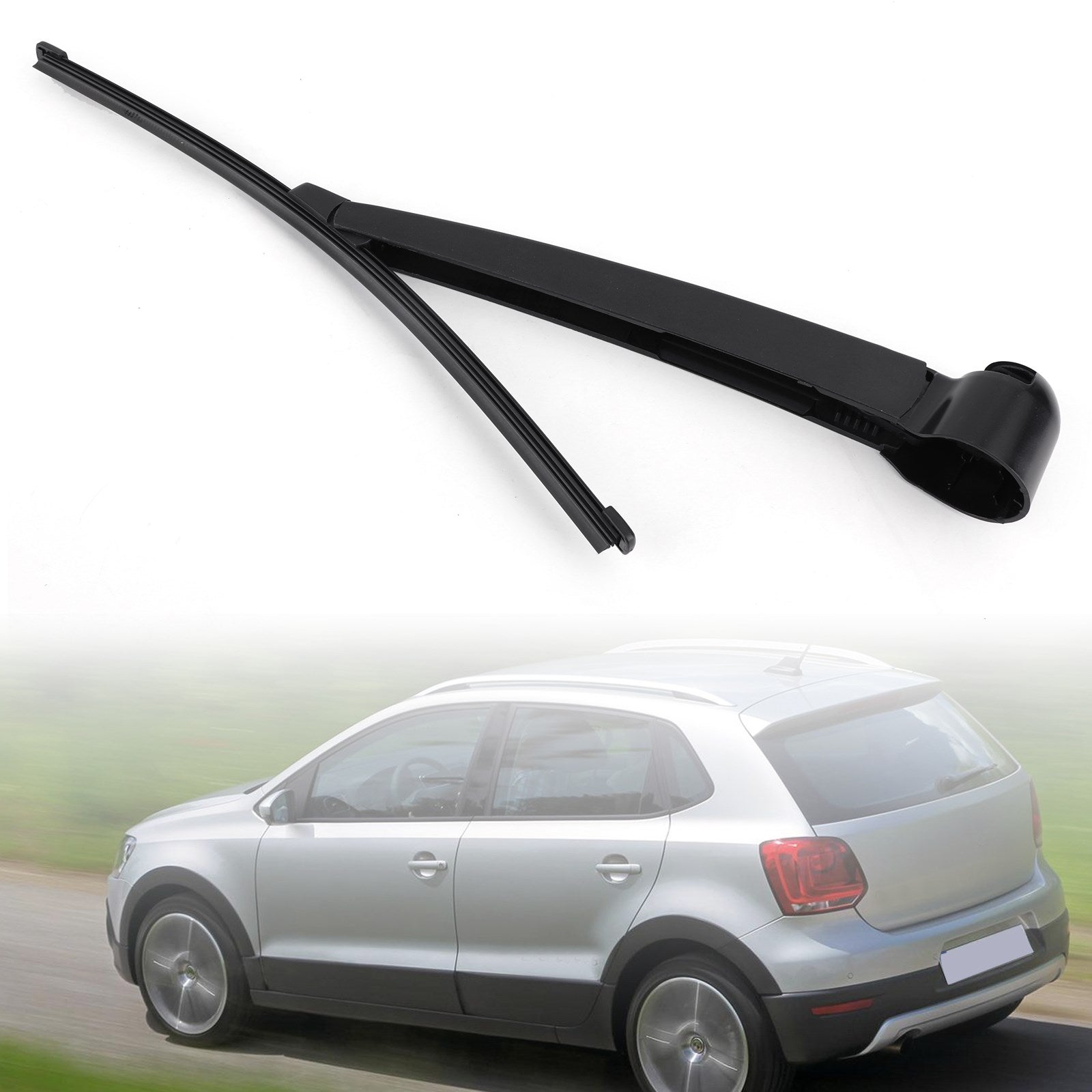 Rear Window Windshield Wiper Arm Blade For VW POLO 9N BJ 2001-2009 Black Generic