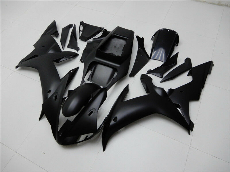 2002-2003 Yamaha YZF R1 Amotopart kuip matzwarte set