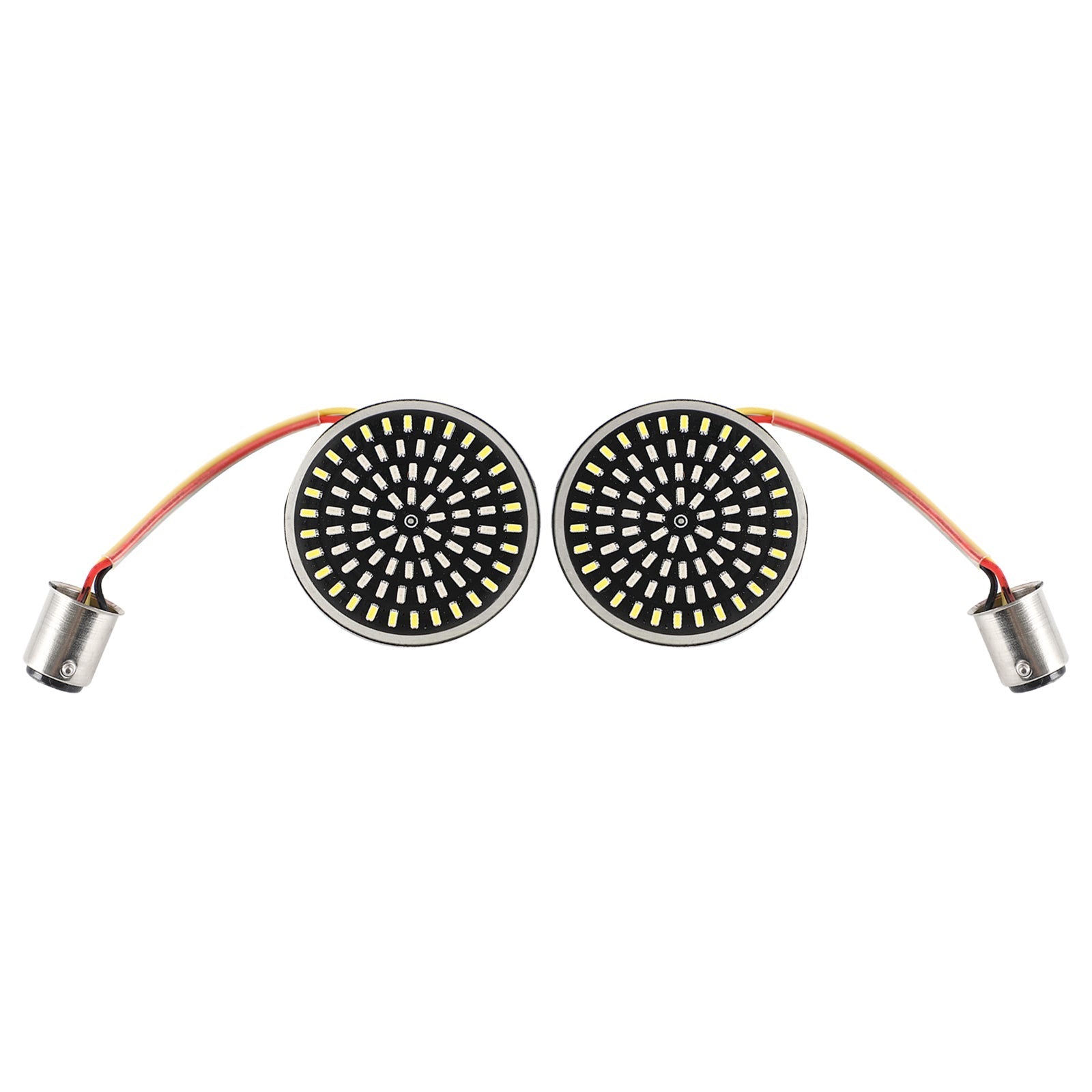 1157 LED-knipperlicht inzetlamp geschikt voor Softail Touring Dyna Sportster rood