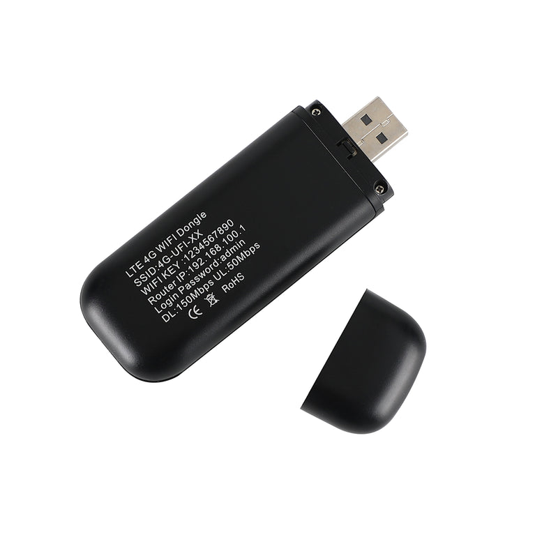 Unlocked USB 4G Dongle LTE WIFI Wireless Router Mobile Broadband Modem Black